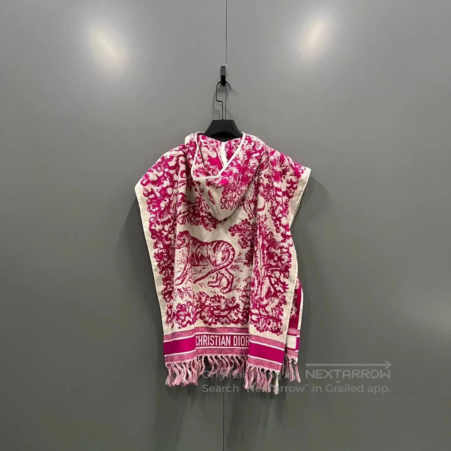 Dior dior pink printed hooded cape. Size XXS / US 00 / IT 34 - 2 Thumbnail