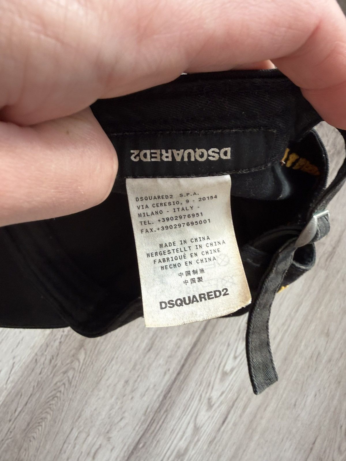 Dsquared2 Dsquared2 Black Baseball Cap AUTHENTIC distressed sun faded Size ONE SIZE - 15 Thumbnail