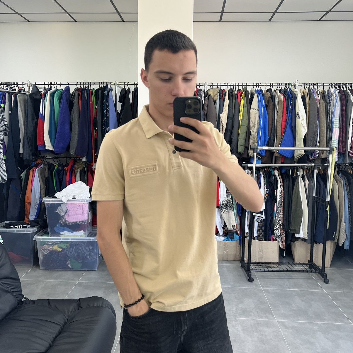 Iceberg Iceberg Men Polo Shirt 3D Logo Size M Size US M / EU 48-50 / 2 - 2 Thumbnail