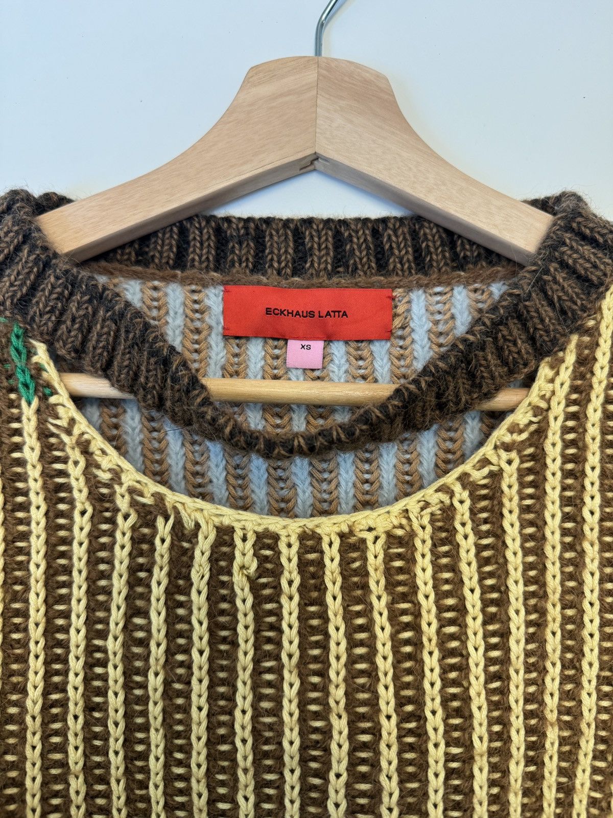 ECKHAUS LATTA ニット USED】 ECKHAUS LATTA Patterned Knit Top /240127