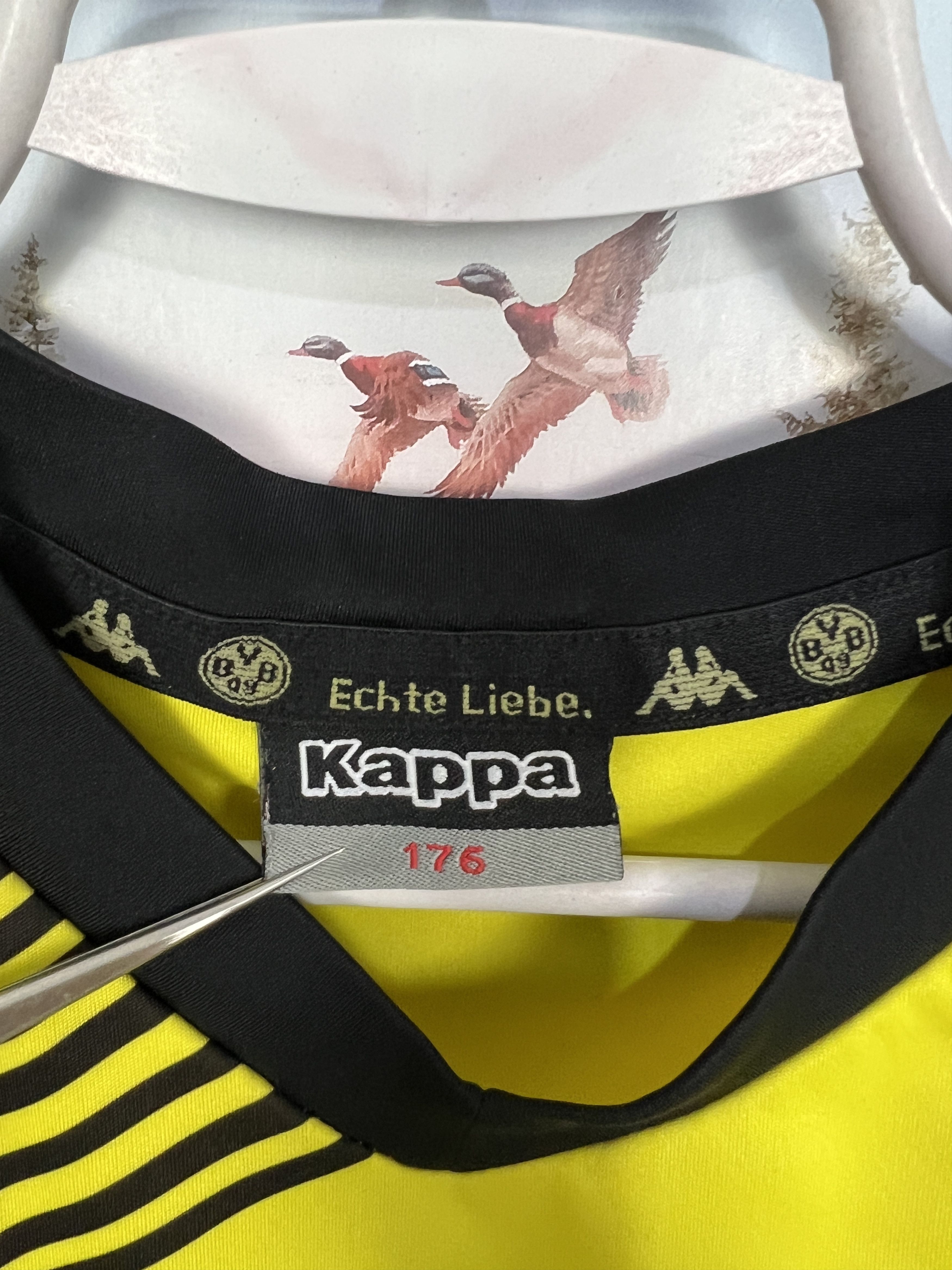 Kappa Borussia Dortmund football shirt 2011 Soccer Kappa Jersey Size US XS / EU 42 / 0 - 7 Thumbnail