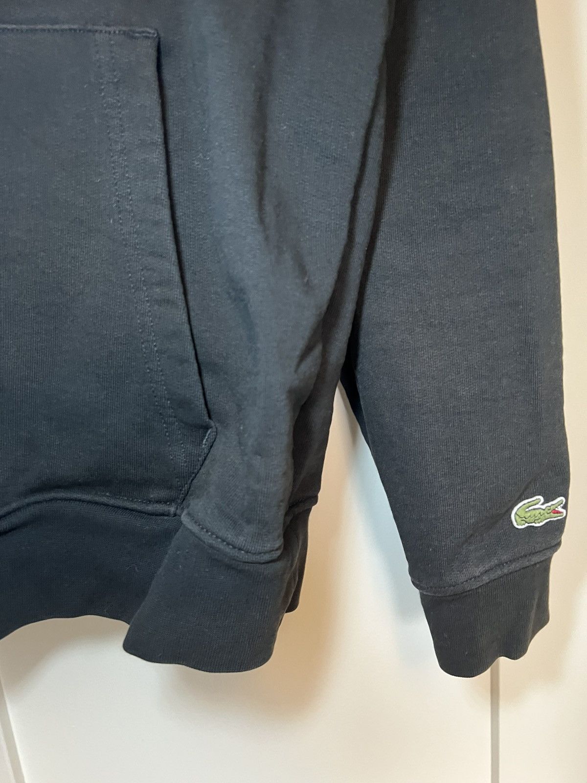 Lacoste Lacoste classic fit big logo print pullover hoodie Size US XL / EU 56 / 4 - 4 Thumbnail