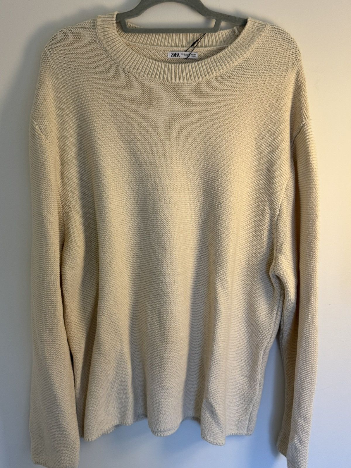 Zara Crème Zara Knit Sweater Size US XL / EU 56 / 4 - 1 Thumbnail