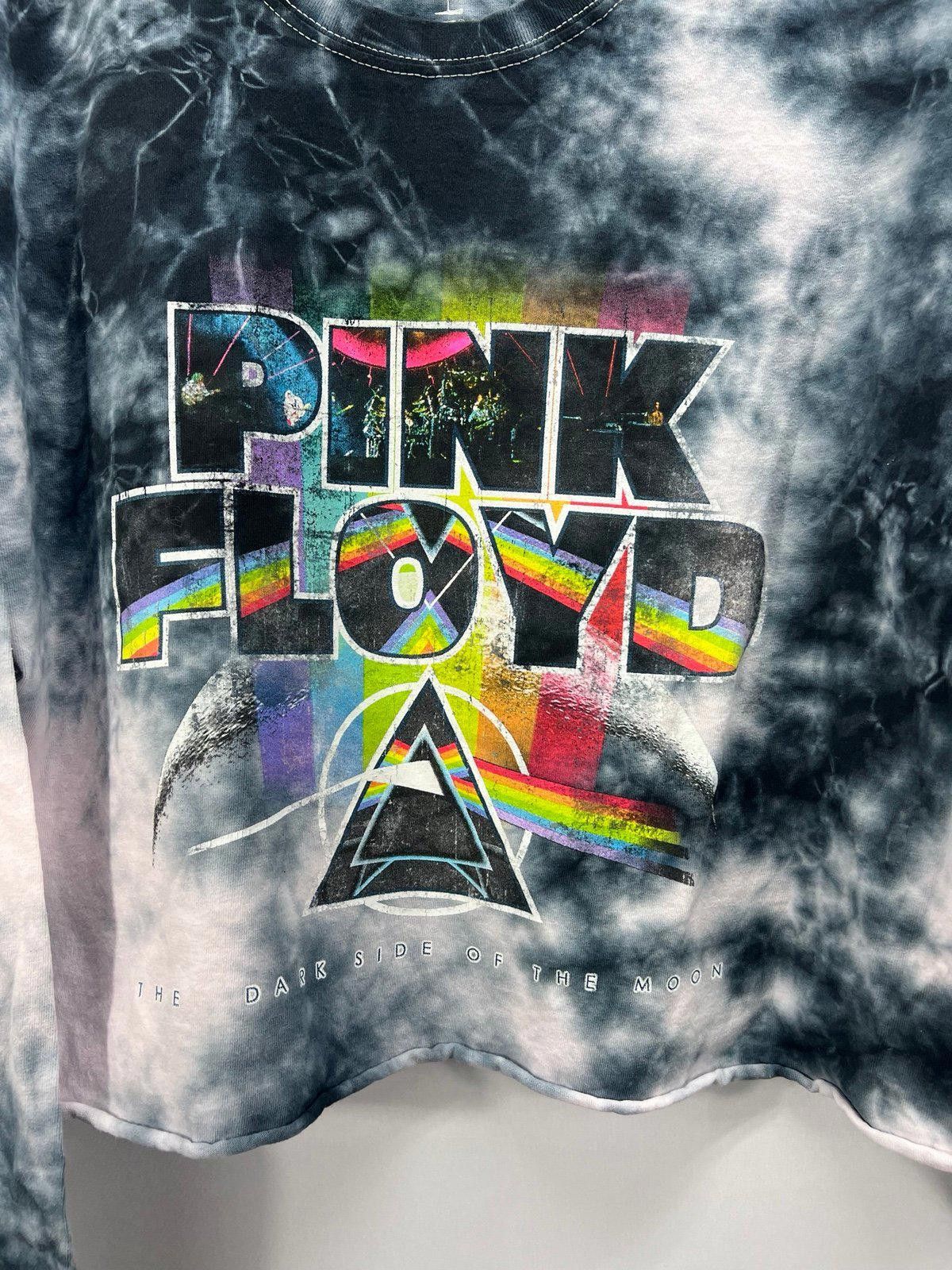 Pink Floyd Vintage Pink Floyd Tie-Dye Cropped Sweatshirt Size XL / US 12-14 / IT 48-50 - 2 Thumbnail