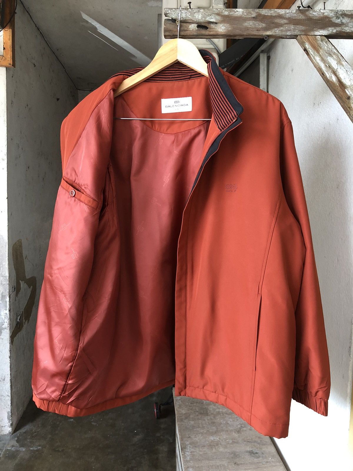 Balenciaga Rare❗️Balenciaga x Golf Brick Orange Light Jacket Size US XL / EU 56 / 4 - 16 Thumbnail