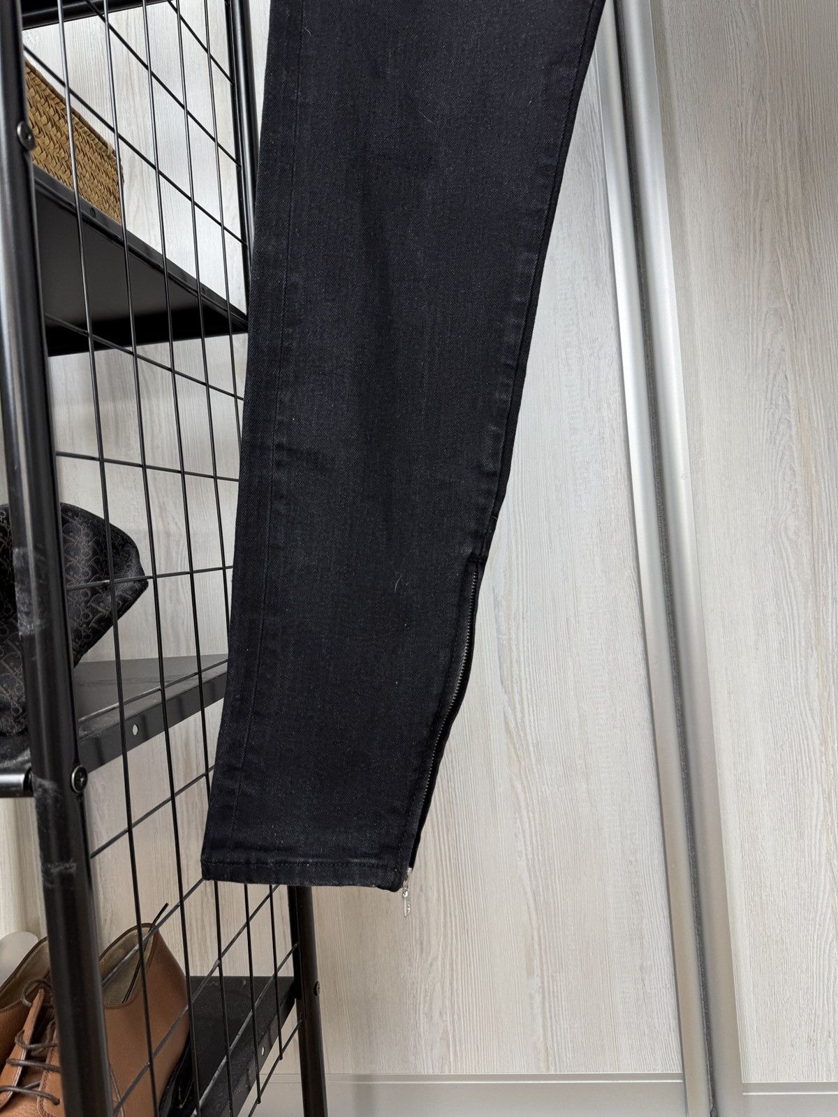 Japanese Brand Represent Basic selvedge denim vintage black jeans zippers Size US 32 / EU 48 - 9 Thumbnail