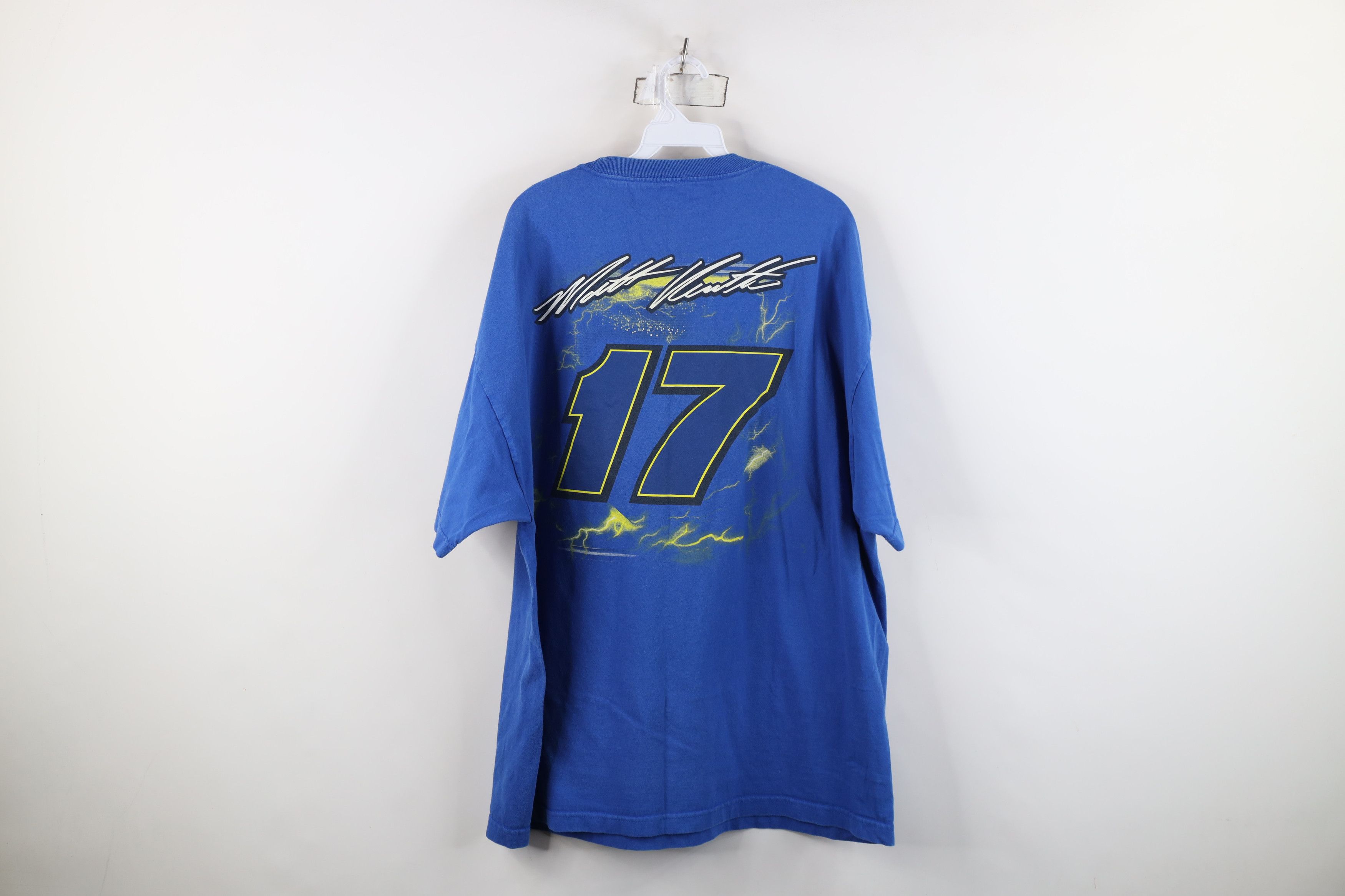 Vintage Vintage Y2K NASCAR Buy Matt Kenseth Racing T-Shirt AOP Blue Size US XXL / EU 58 / 5 - 11 Thumbnail