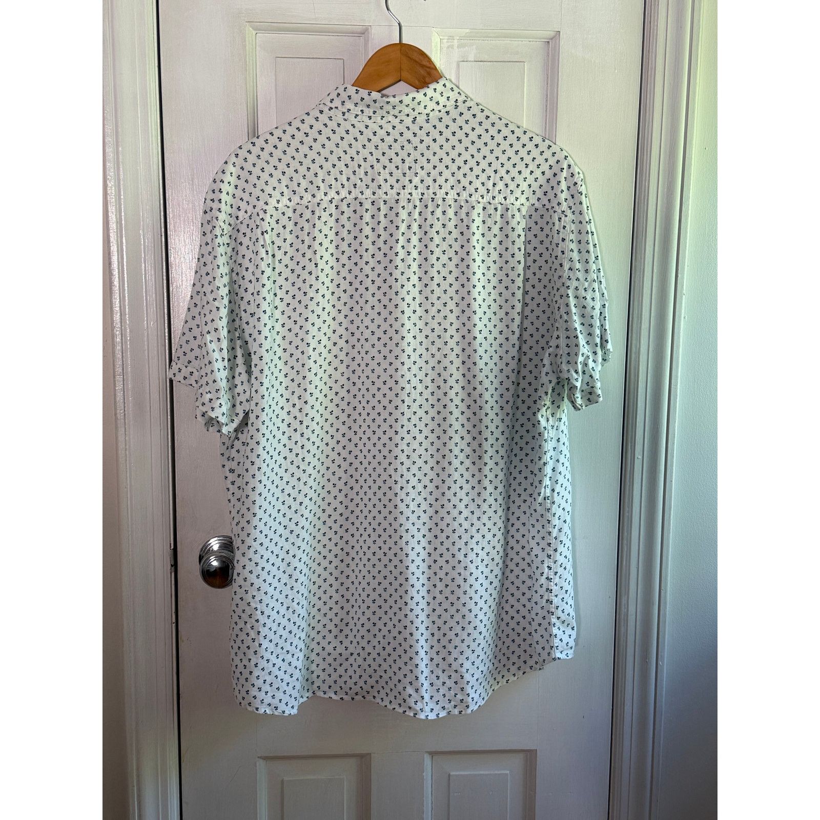 Rails Rails Men's XXL Carson Floral Short Sleeve Linen Blend Shirt Size US XXL / EU 58 / 5 - 5 Thumbnail