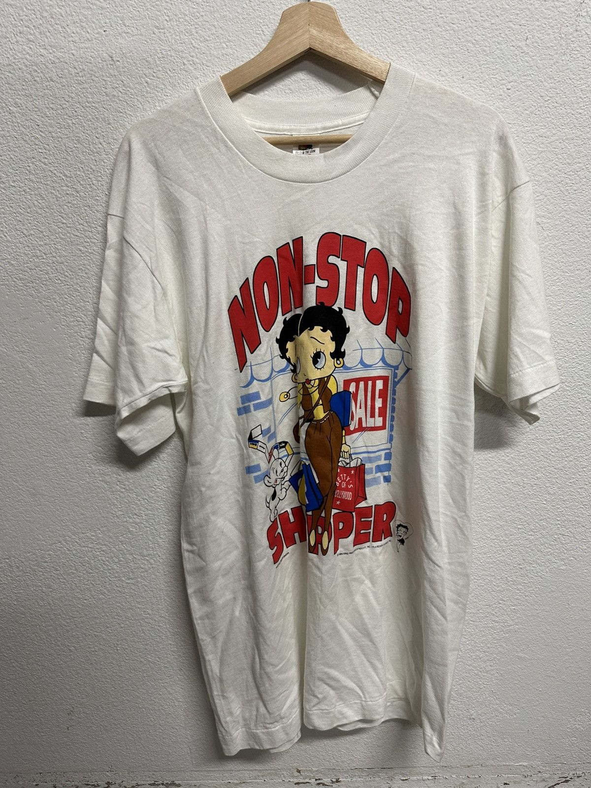 Fruit Of The Loom Betty Boop nonstop shopper T-shirt Size US L / EU 52-54 / 3 - 1 Thumbnail
