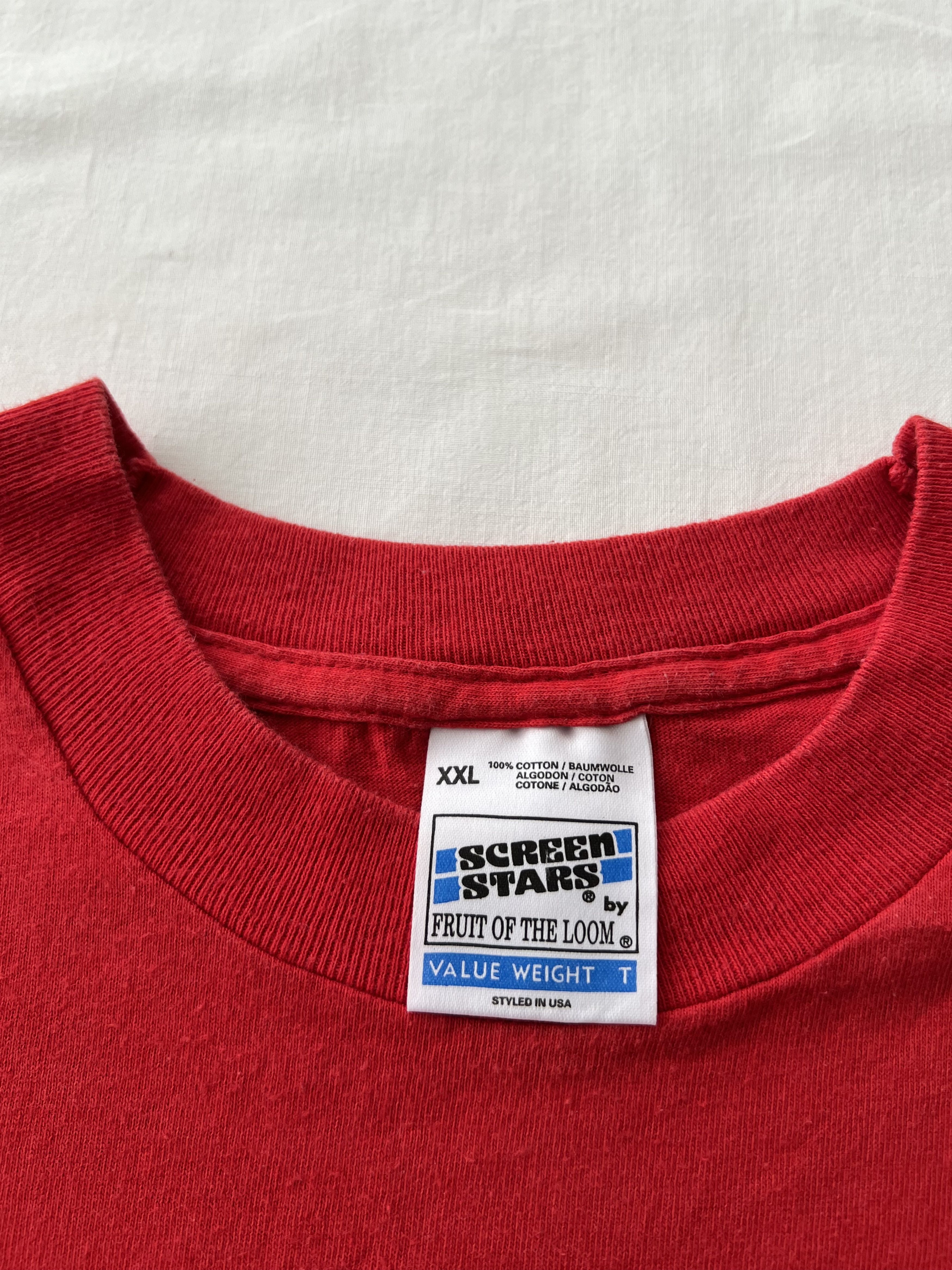 Vintage Vintage 1997 Ducati 916 Superbike GP Moto Racing Red T-shirt Size US XXL / EU 58 / 5 - 9 Thumbnail