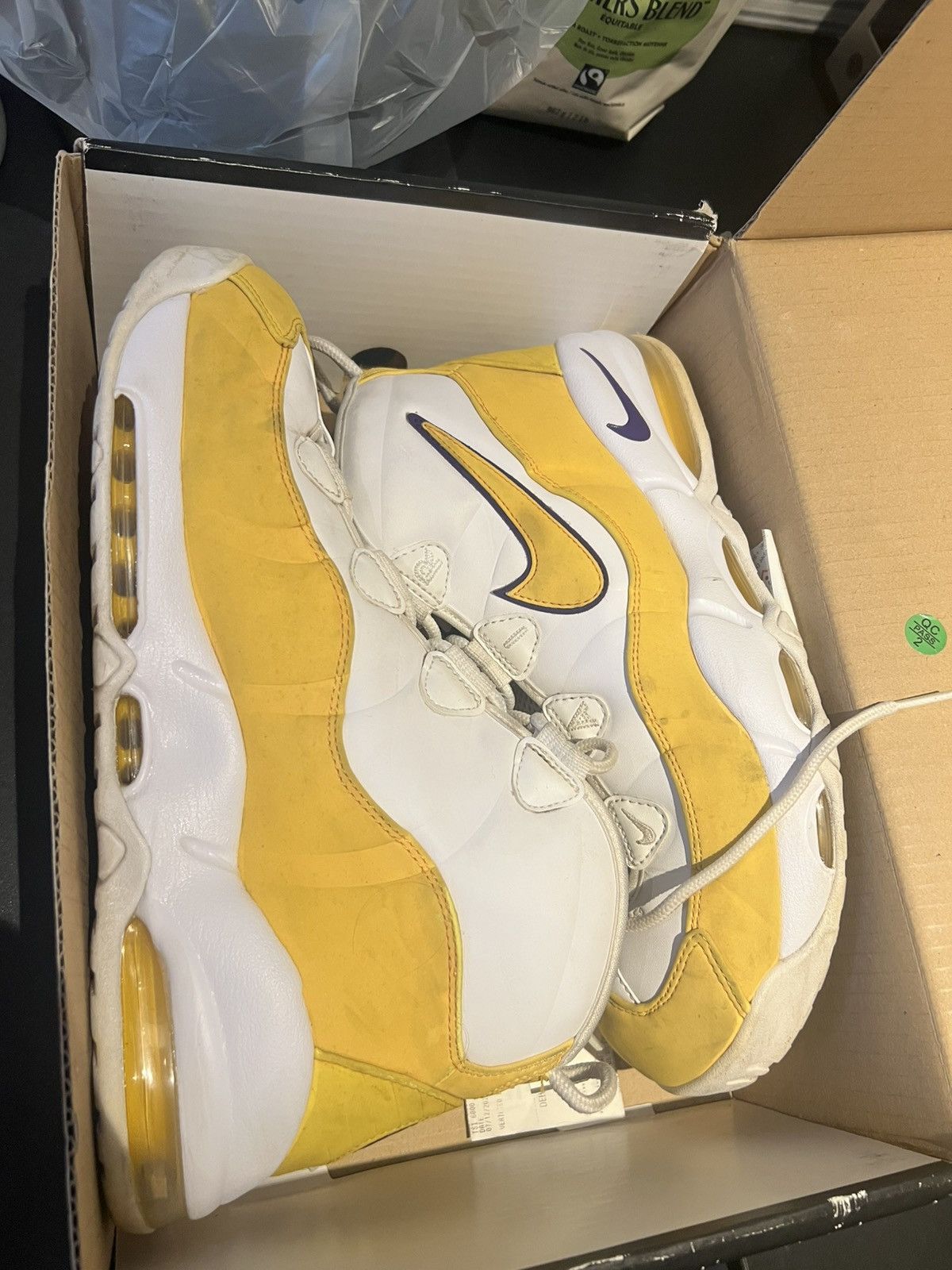 Nike Nike Air Max Uptempo 95 Yellow Size US 10.5 / EU 43-44 - 1 Thumbnail
