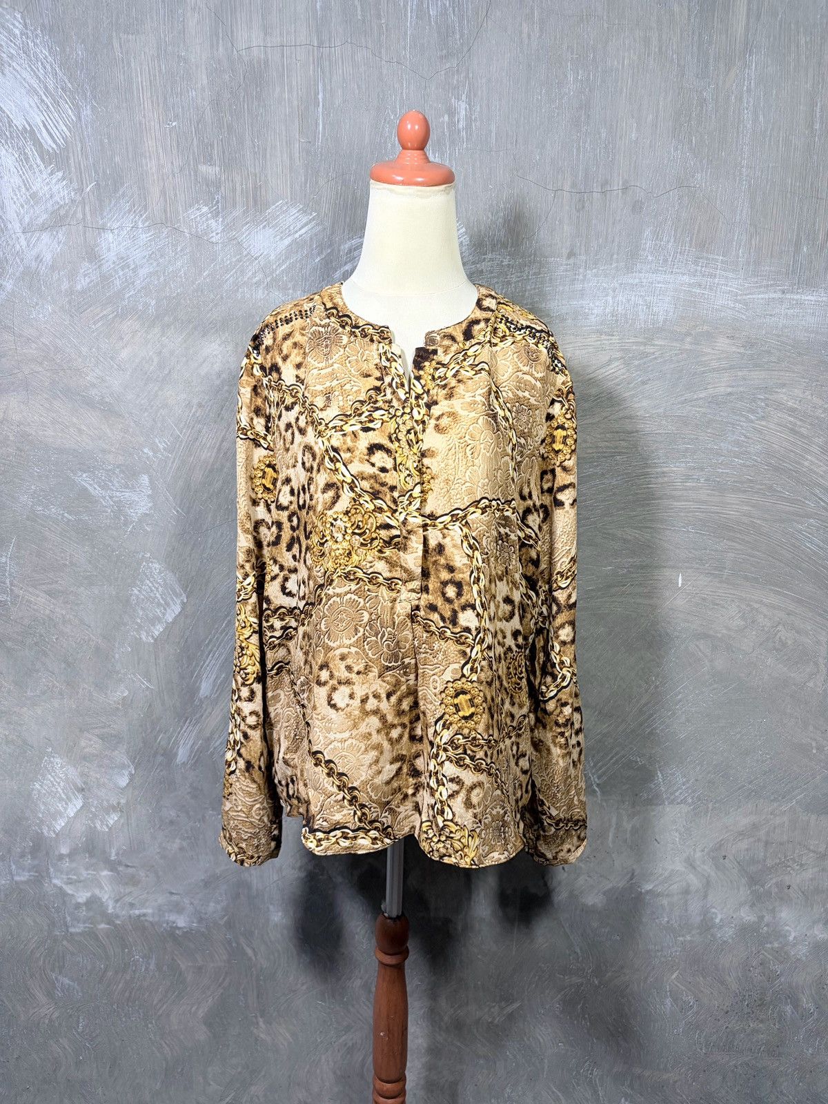 Jennifer Lopez Jennifer Lopez Women Half Button Up Shirt Size XL / US 12-14 / IT 48-50 - 1 Thumbnail