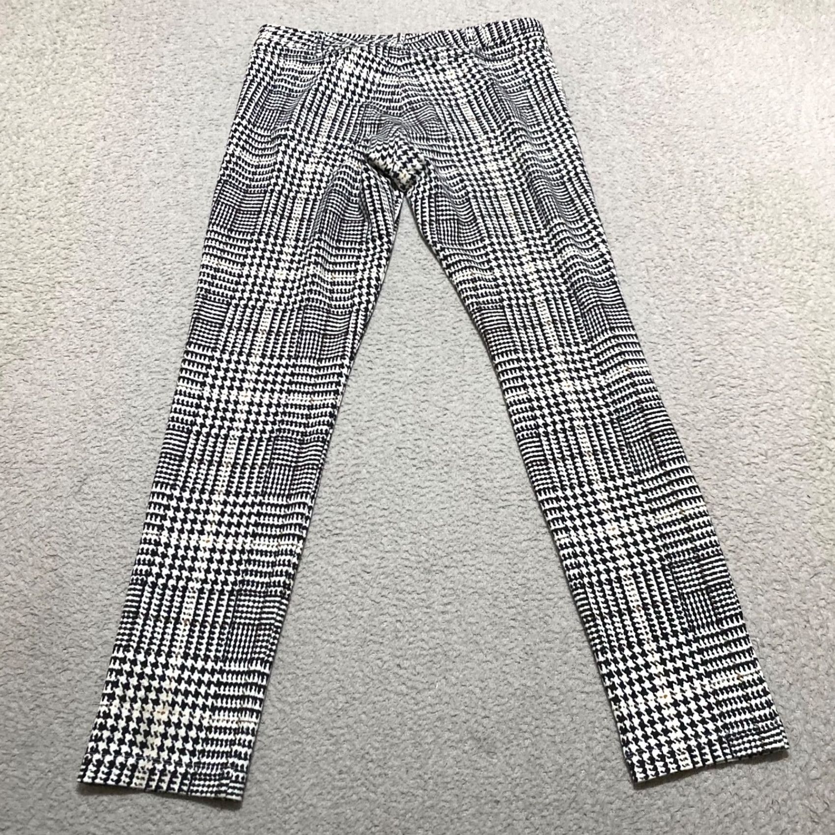 J.McLaughlin J. Mclaughlin Womens Pants Black Plaid Slim Ankle Low Rise Pockets sz 6 Size 28" / US 6 / IT 42 - 2 Thumbnail