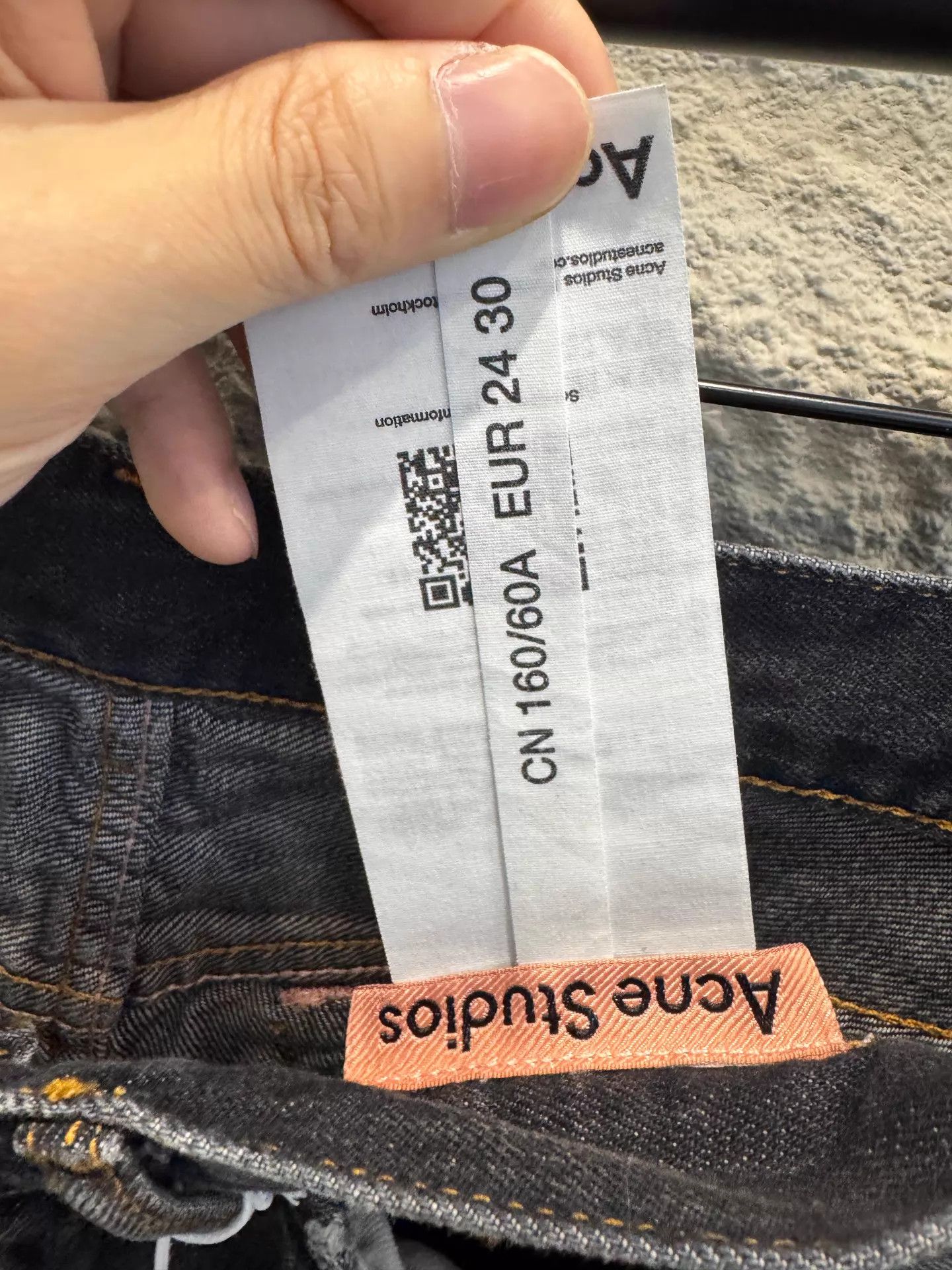 Acne Studios Acne SS25 2006F Drip Dye LR WL Jeans Women's 24 Size 24" / US 00 / IT 34 - 4 Thumbnail