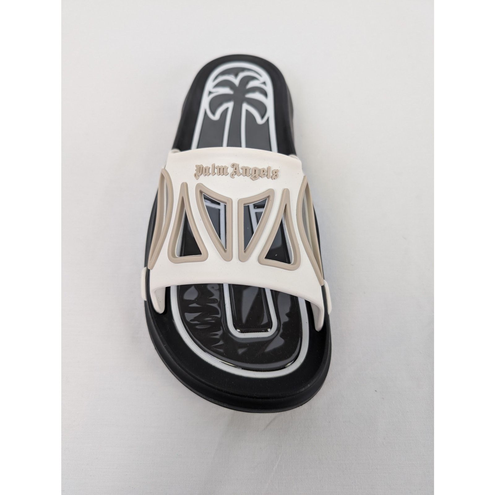 Palm Angels o1rshd1 Modular Slide in Black/White Size US 13 / EU 46 - 10 Thumbnail