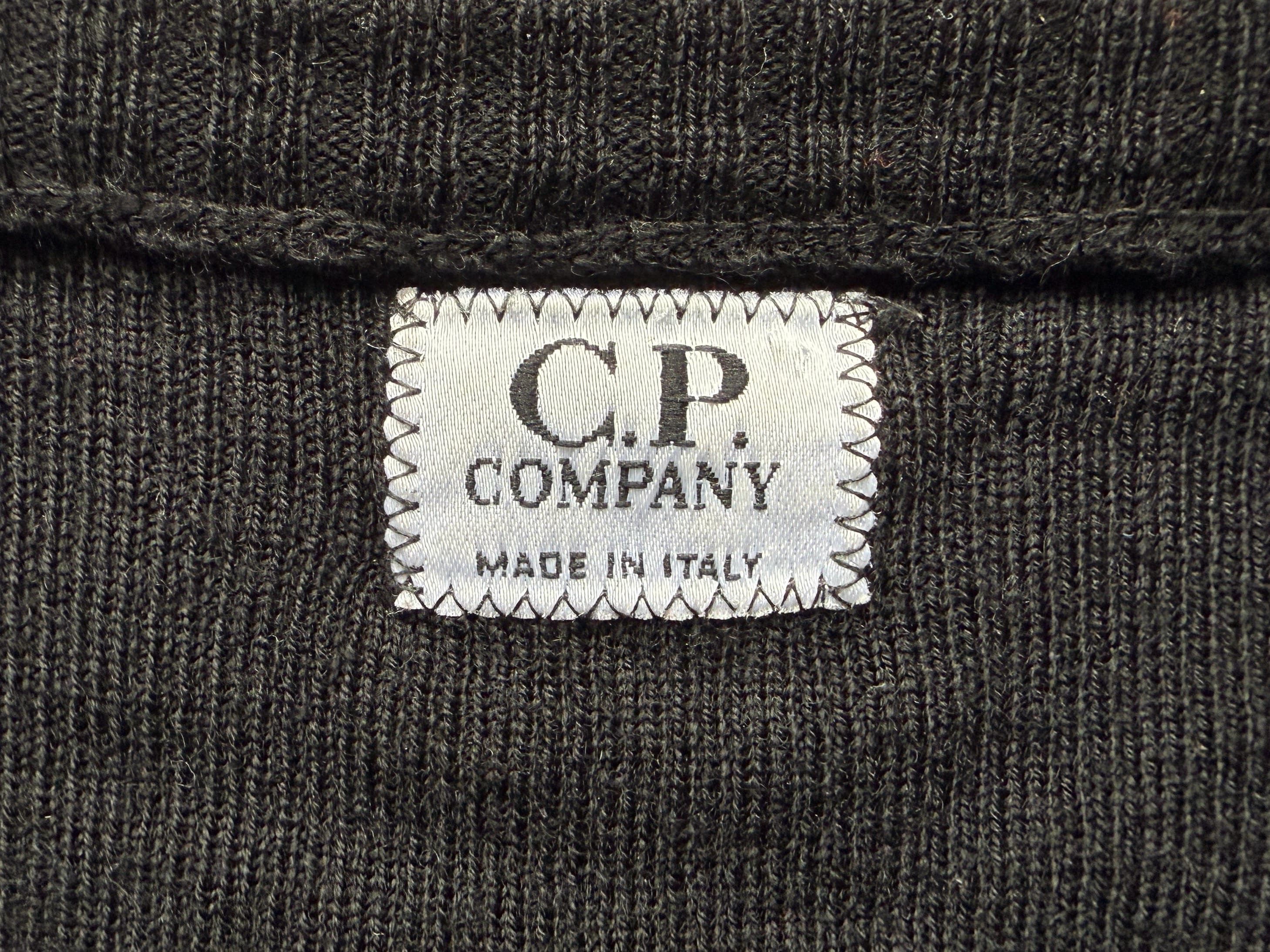 C.P. Company × Vintage Vintage C.P. Company AW97 V-Neck Lana Wool Knitwear Size US L / EU 52-54 / 3 - 4 Thumbnail