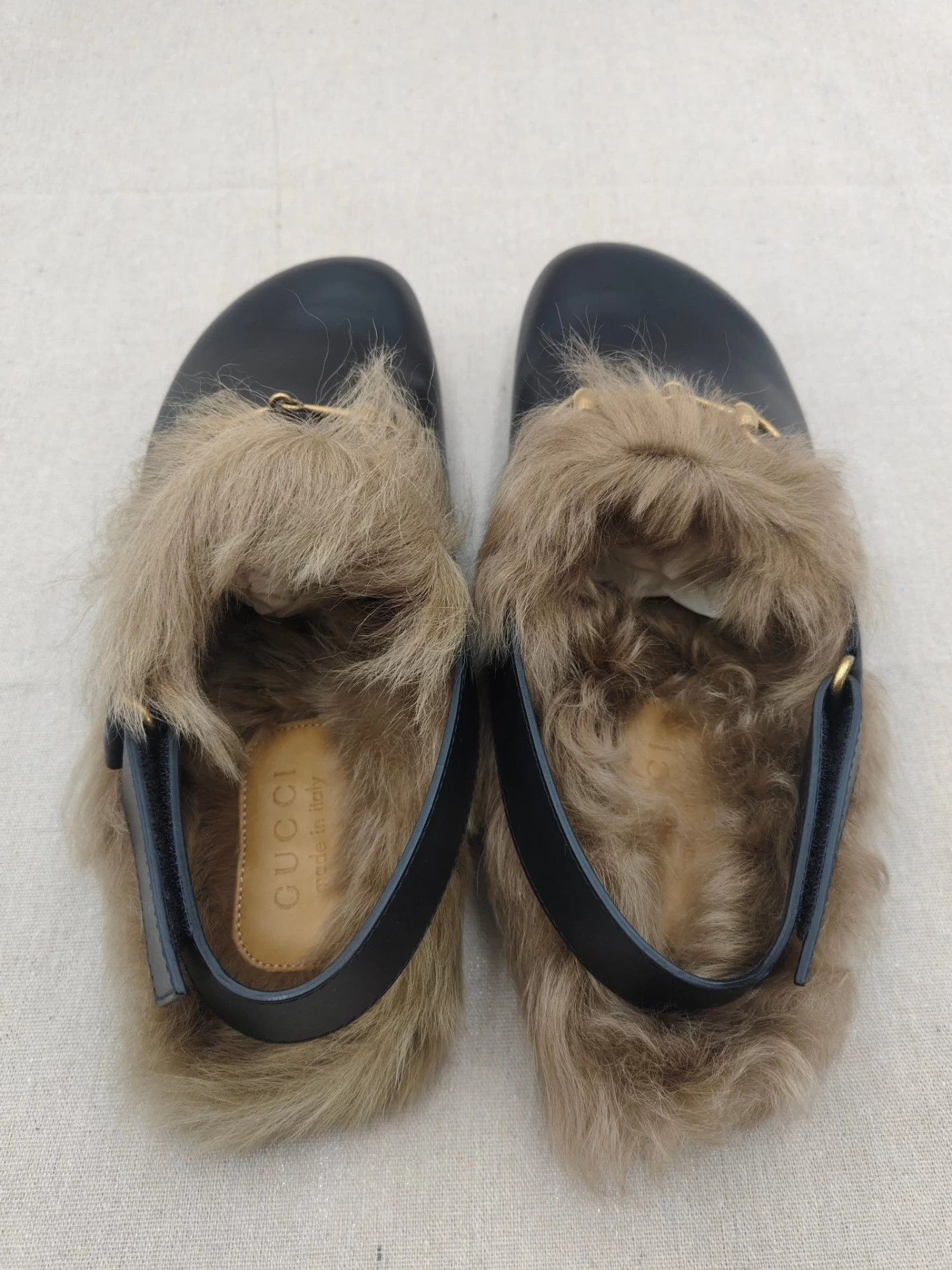 Gucci Gucci Horsebit Wool Lined Slides 43 (Final Price) Size US 10 / EU 43 - 4 Thumbnail