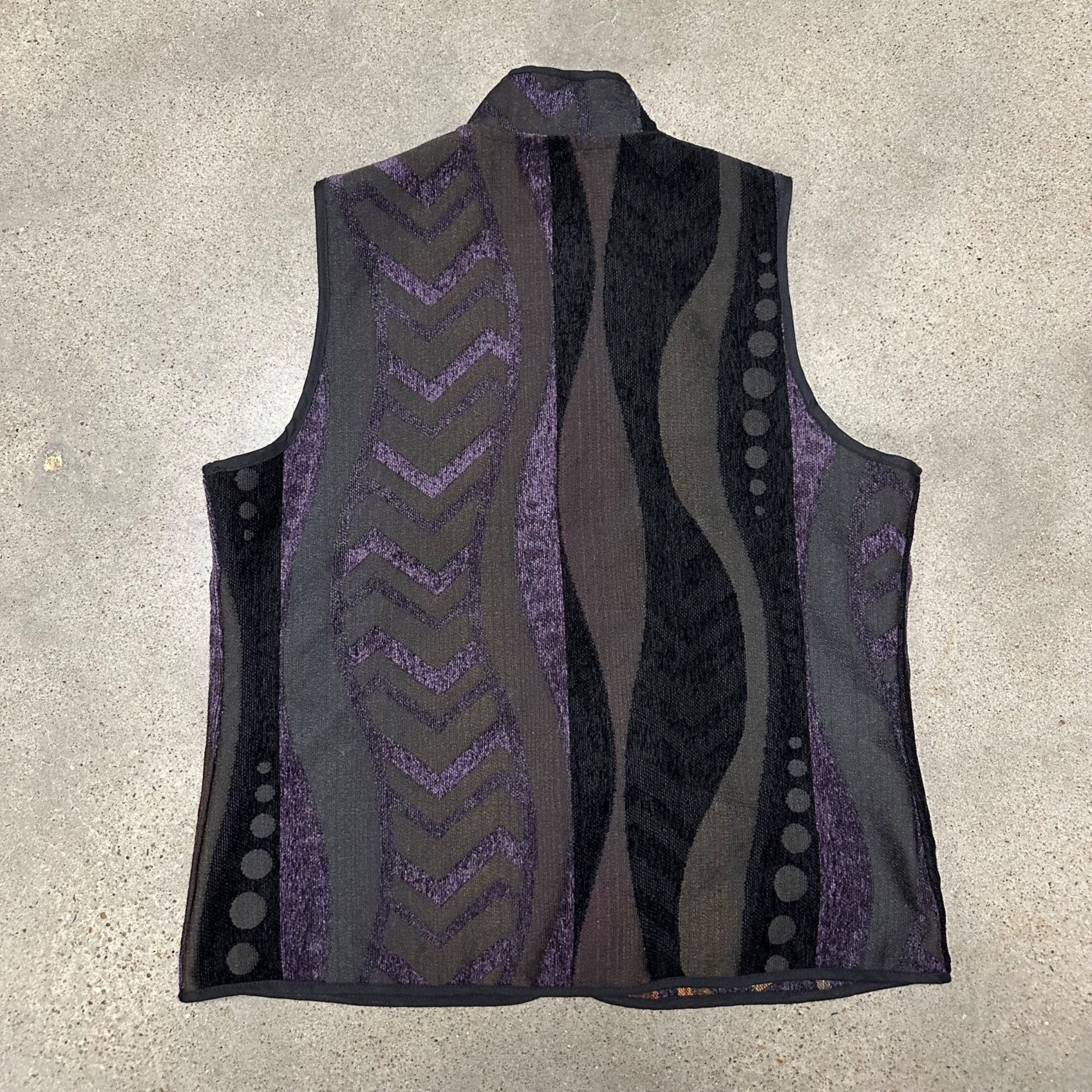 Vintage Vintage Unique Patterned Reversible Vest Size M / US 6-8 / IT 42-44 - 4 Thumbnail