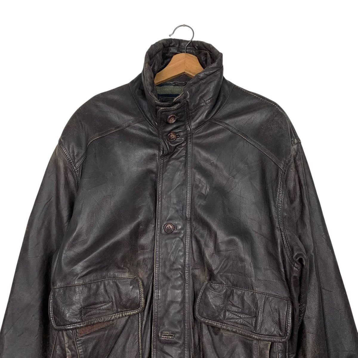 Japanese Brand Japanese Brand JMR Leather Jacket Size US L / EU 52-54 / 3 - 2 Thumbnail