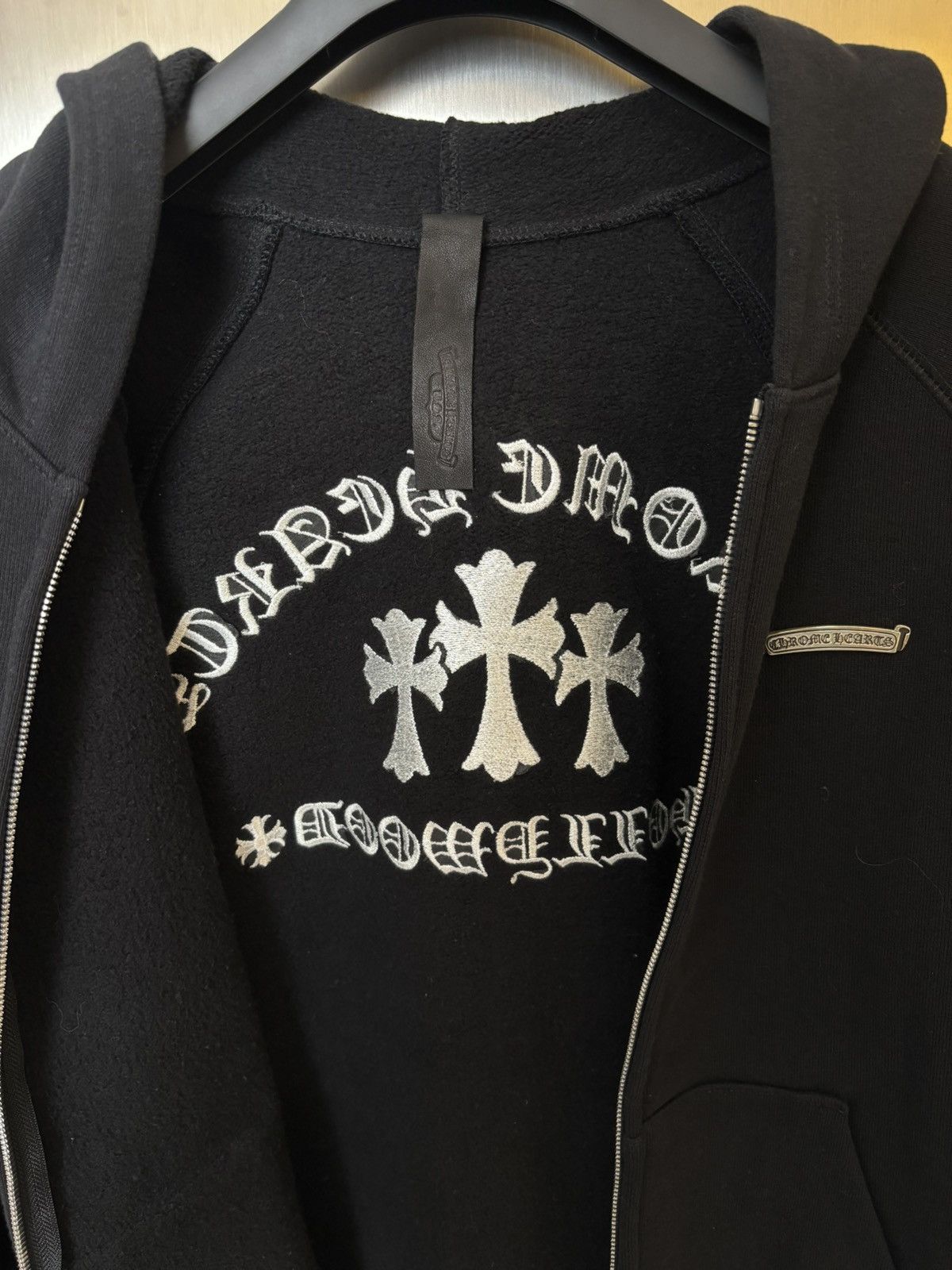 Chrome Hearts Chrome Hearts Hollywood triple cross embroidery zip hoodied Size US M / EU 48-50 / 2 - 9 Thumbnail