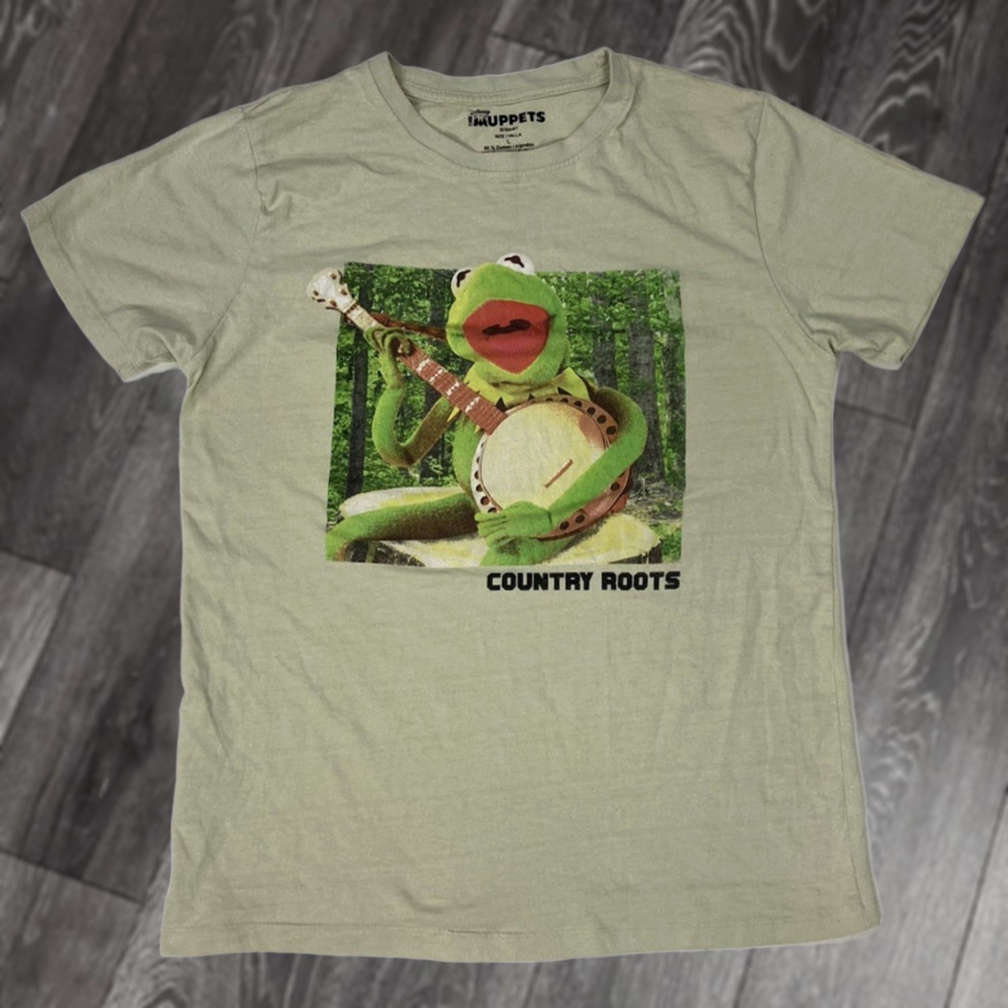 Disney Disney Muppets Kermit The Frog Country Roots Graphic T-shirt Men Medium Size US M / EU 48-50 / 2 - 1 Thumbnail