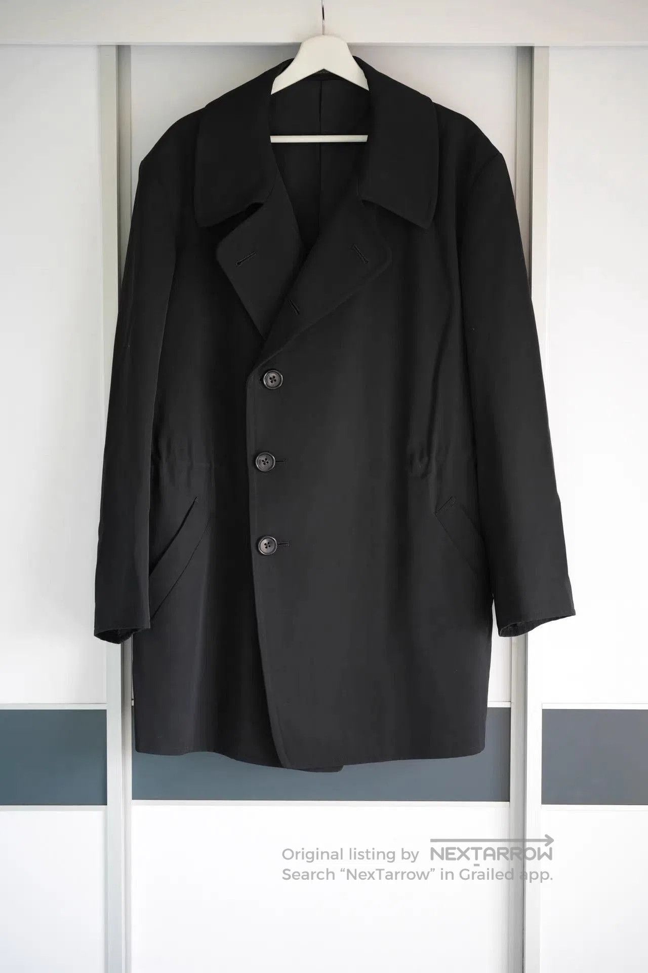 Yohji Yamamoto Black Double. Size US M / EU 48-50 / 2 - 1 Thumbnail