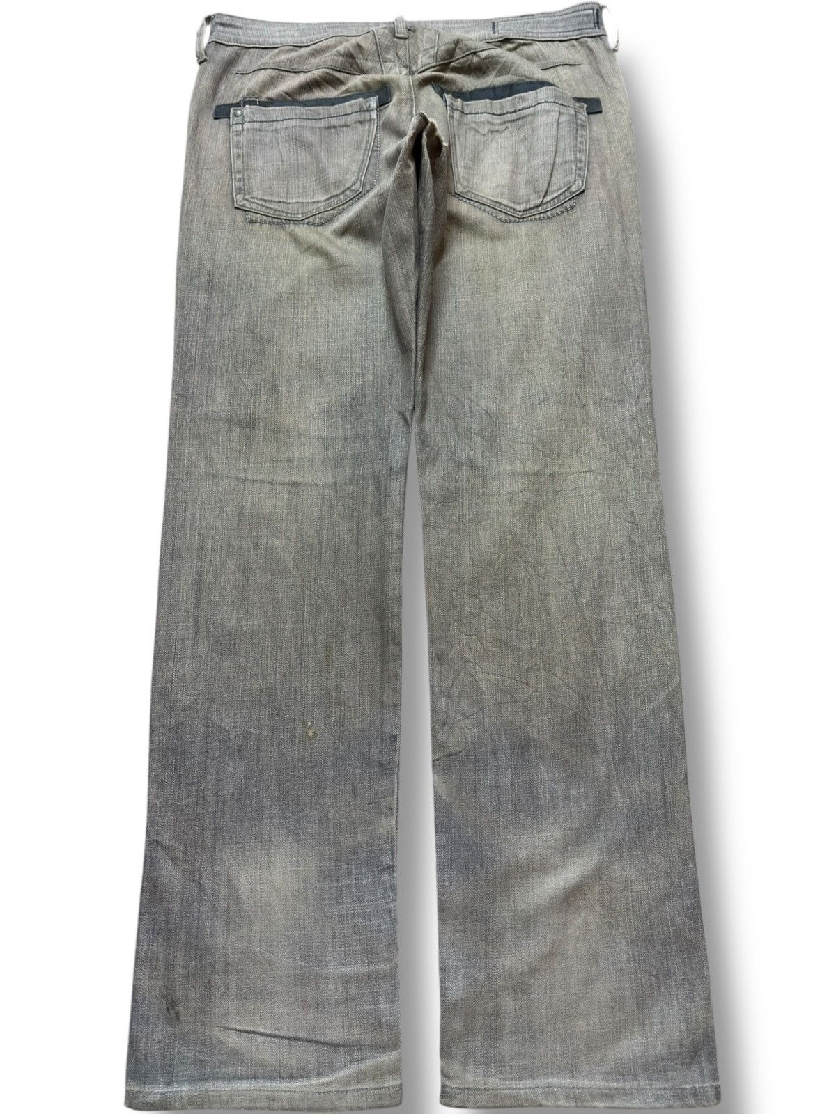 Marithe + Francois Girbaud Vintage Le Jean De Marithe Francois Girbaud Avantgarde Denim Size US 35 - 6 Thumbnail