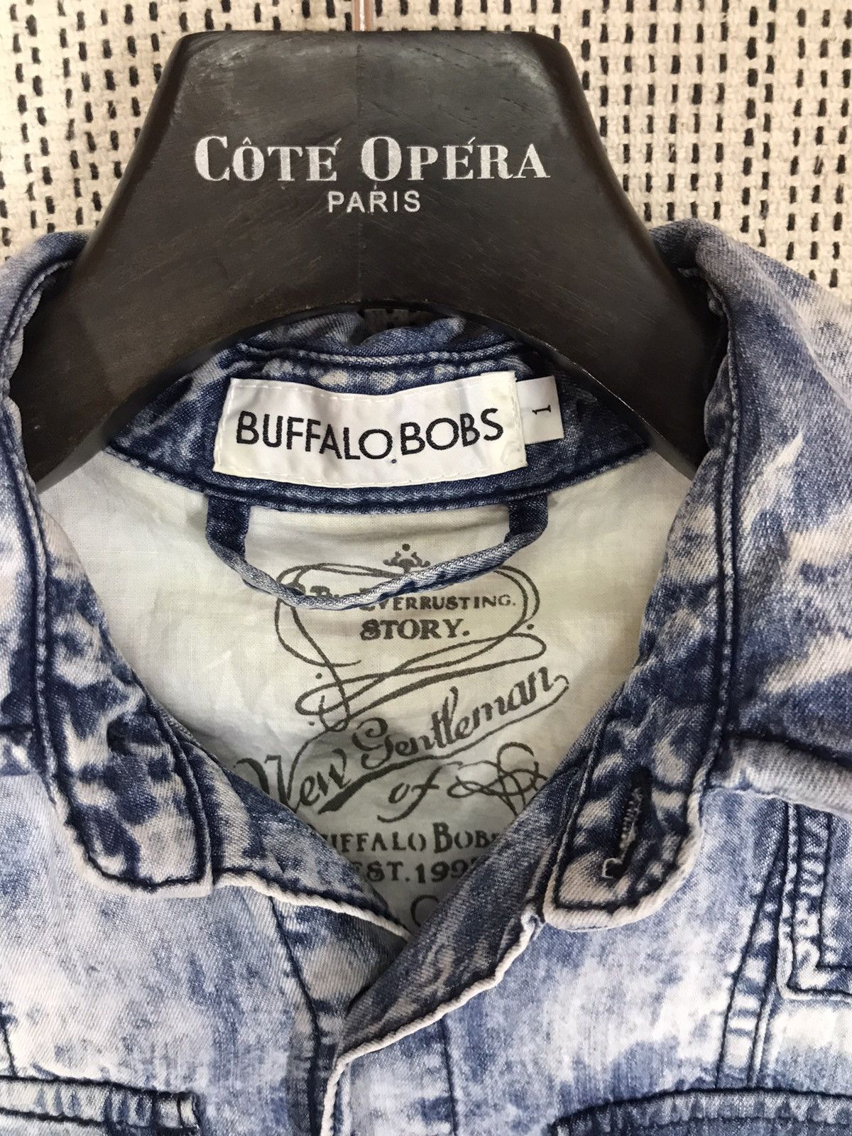 BUFFALO BOBS × If Six Was Nine × Seditionaries ‼️BUFFALO BOBS SHIRT BUTTON UPS ACID WASH RARE PATTERN‼️ Size M / US 6-8 / IT 42-44 - 3 Thumbnail