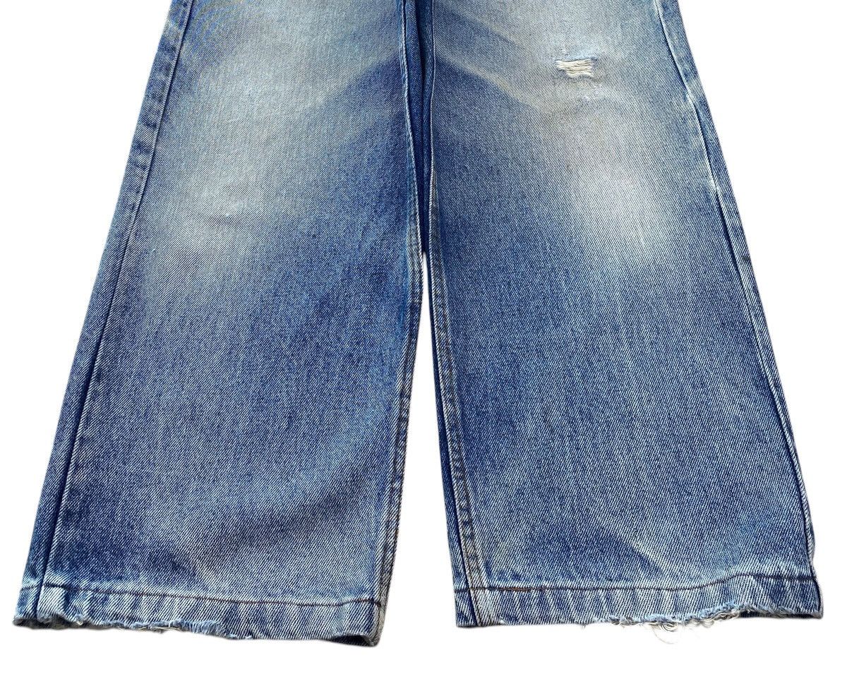 Japanese Brand Japanese Brand Faded Wash Whiskered Style Straight Leg Jeans Size US 31 - 5 Thumbnail