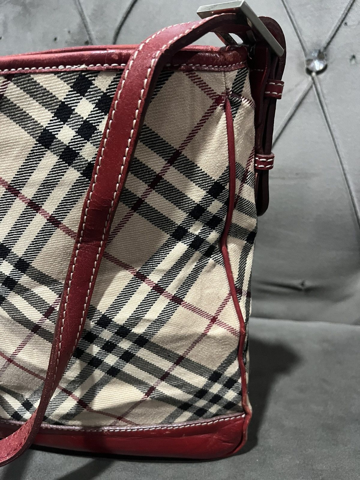 Burberry Auth BURBERRY Nova Check Blue Label Shoulder Bag Canvas Size ONE SIZE - 5 Thumbnail