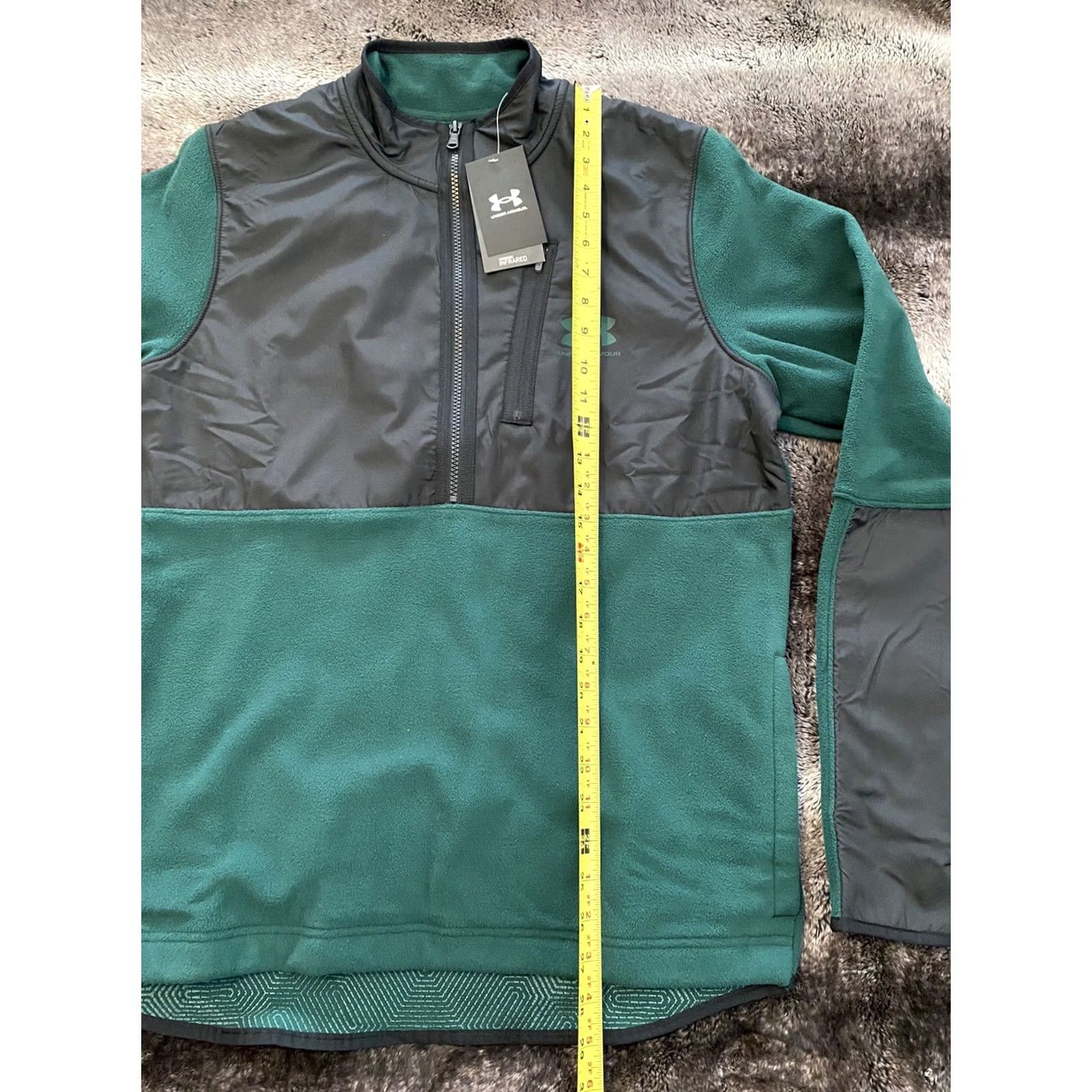 Under Armour Under Armour CGI Half Zip Black Green Men’s Size S Shirt NWT Size US S / EU 44-46 / 1 - 6 Thumbnail