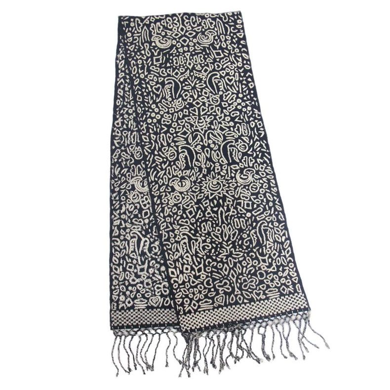Dries Van Noten Dries Van Noten Embroidered Wool Scarf Size ONE SIZE - 1 Thumbnail