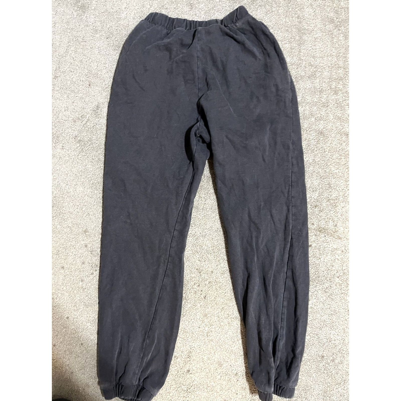 Zara Zara Sweatpants Joggers Womens Size S Elastic Stretch Wait Dark Gray Solid Sweatpants Size 28" / US 6 / IT 42 - 3 Thumbnail