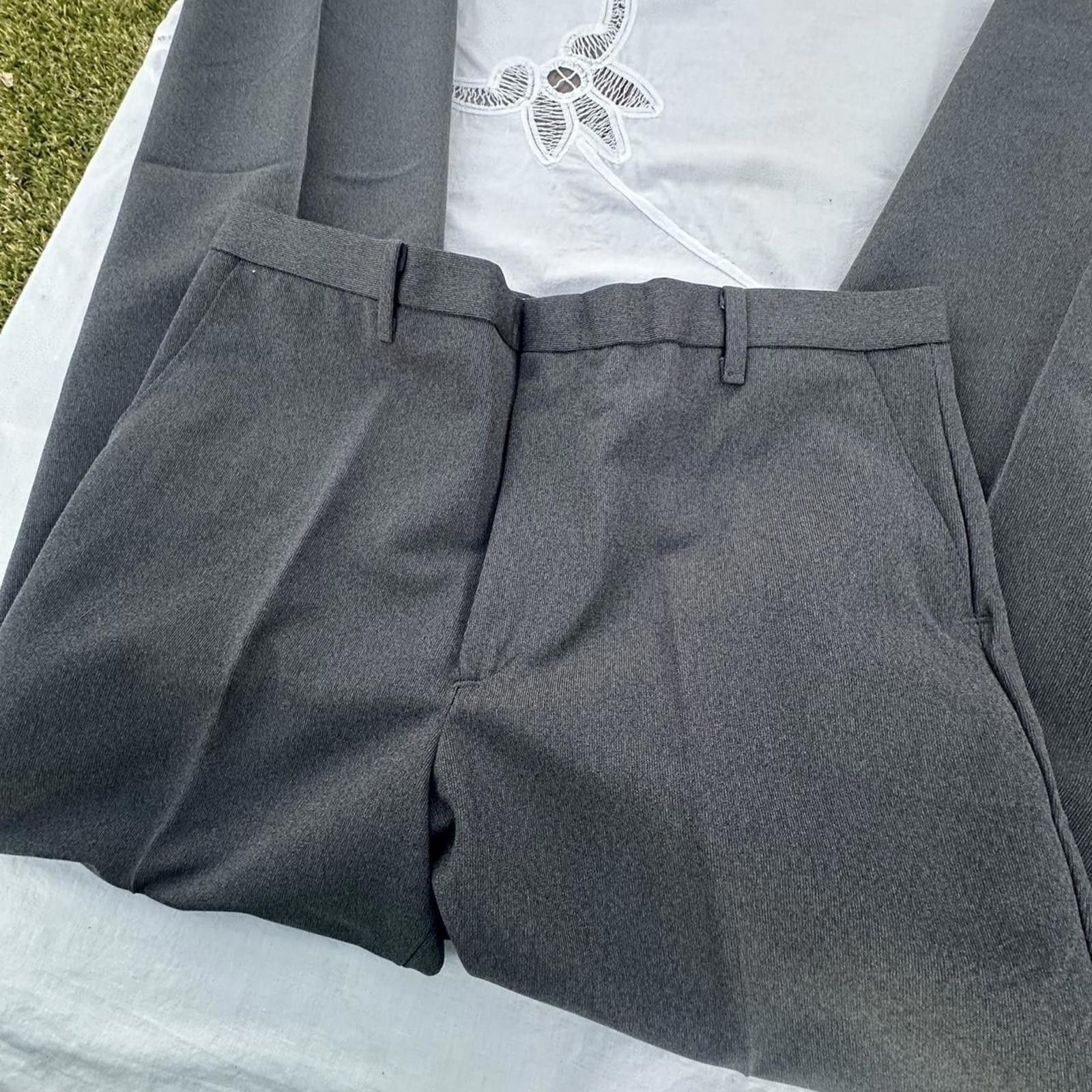 Other Grey vintage 80s trousers clothing Size US 36 / EU 52 - 4 Thumbnail
