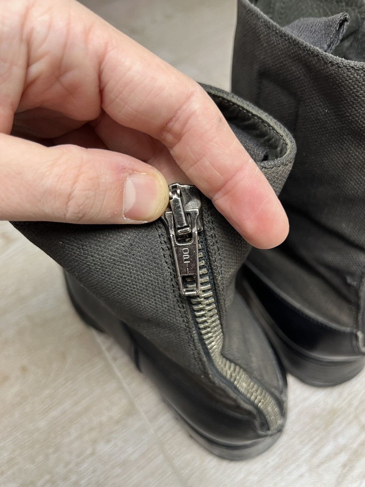 Miu Miu Miu Miu Leather Ankle Zip Guidi Style Boots 00s Size US 9.5 / EU 42-43 - 20 Thumbnail