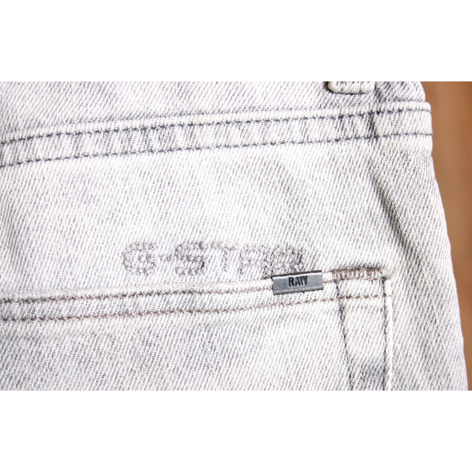 G-Star G-STAR RAW 3301 Jeans Tapered Sun Faded Iron 40x33 Mens Denim 99% Cotton 1% Elastane Bagl Bangladesh Tag 38x34 40" Waist Regular Inseam 33" Gray Size US 40 / EU 56 - 6 Thumbnail