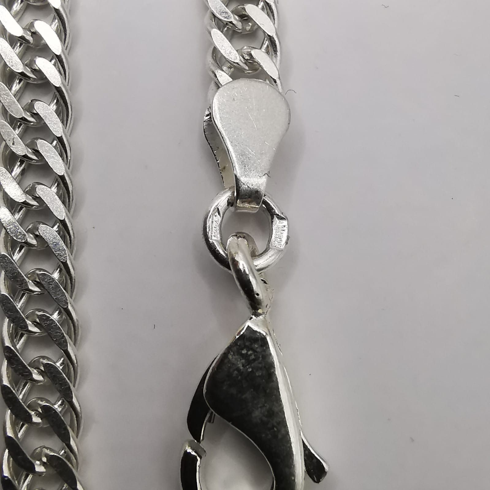 Sterling Silver Vintage Jewelry Chain, 925 Sterling Silver, Signed 13.90g Size ONE SIZE - 2 Thumbnail