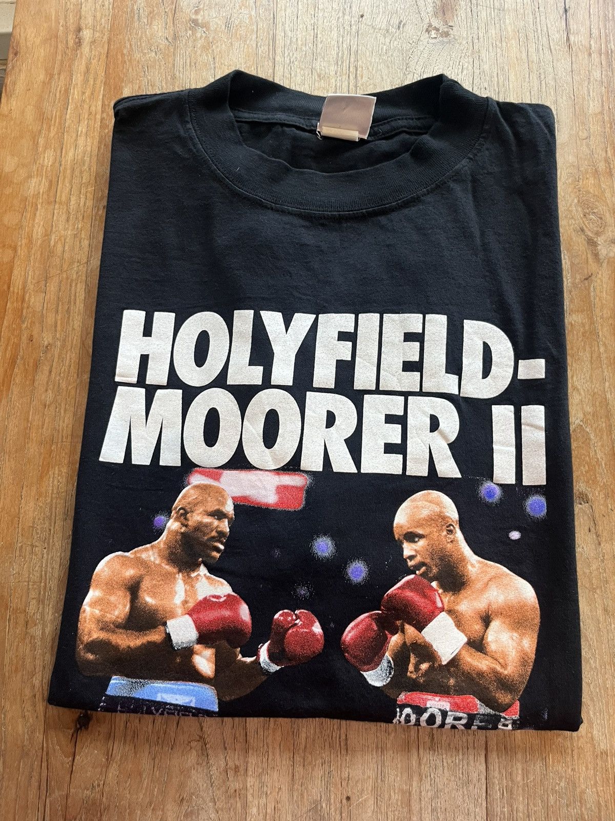 Vintage HOLYFIELD-MOORER I I promo flight Heavyweights 8/97