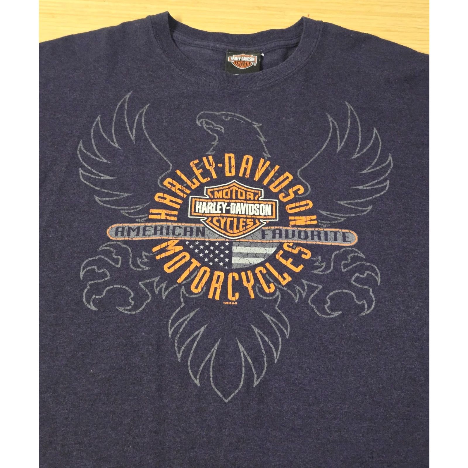 Harley Davidson Harley-Davidson Shirt Mens Large Blue Tucson AZ Eagle Motorcycle Biker Graphic Tee Size US L / EU 52-54 / 3 - 2 Thumbnail
