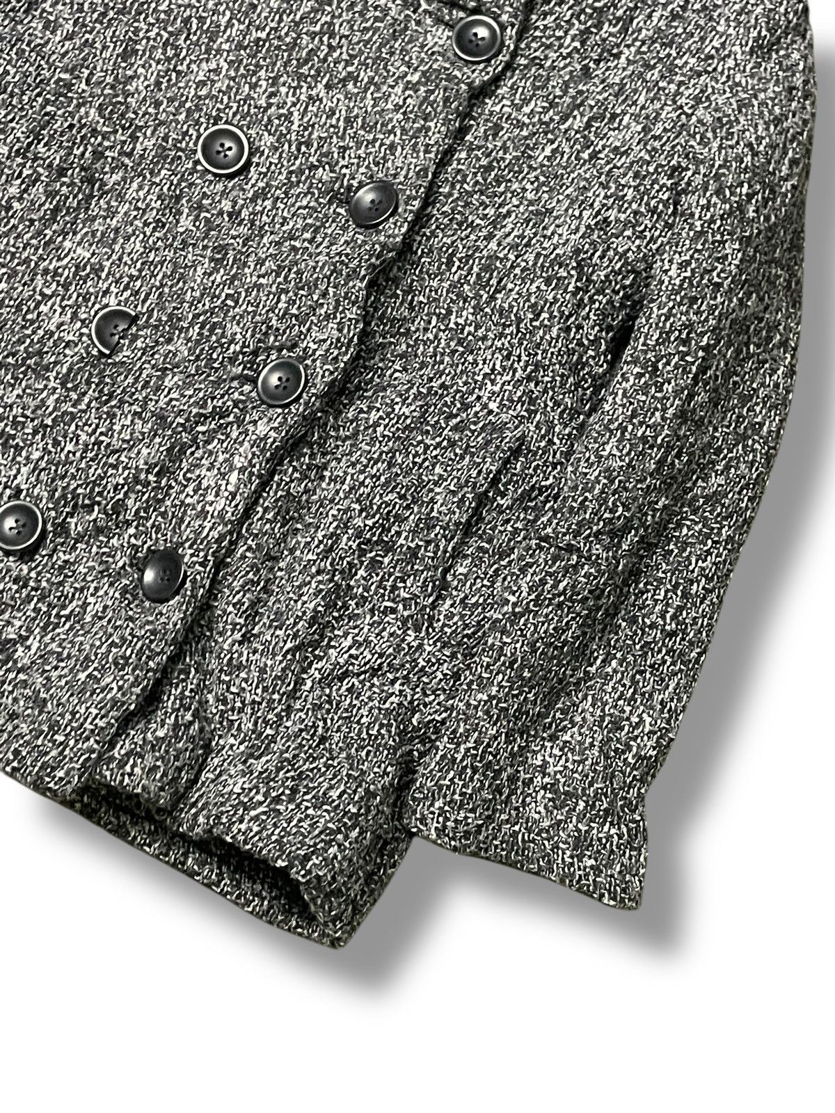 Black Label × Japanese Brand × Vintage Vintage DIG DEEP Double Breasted Wool Coat (76) Size US L / EU 52-54 / 3 - 3 Thumbnail
