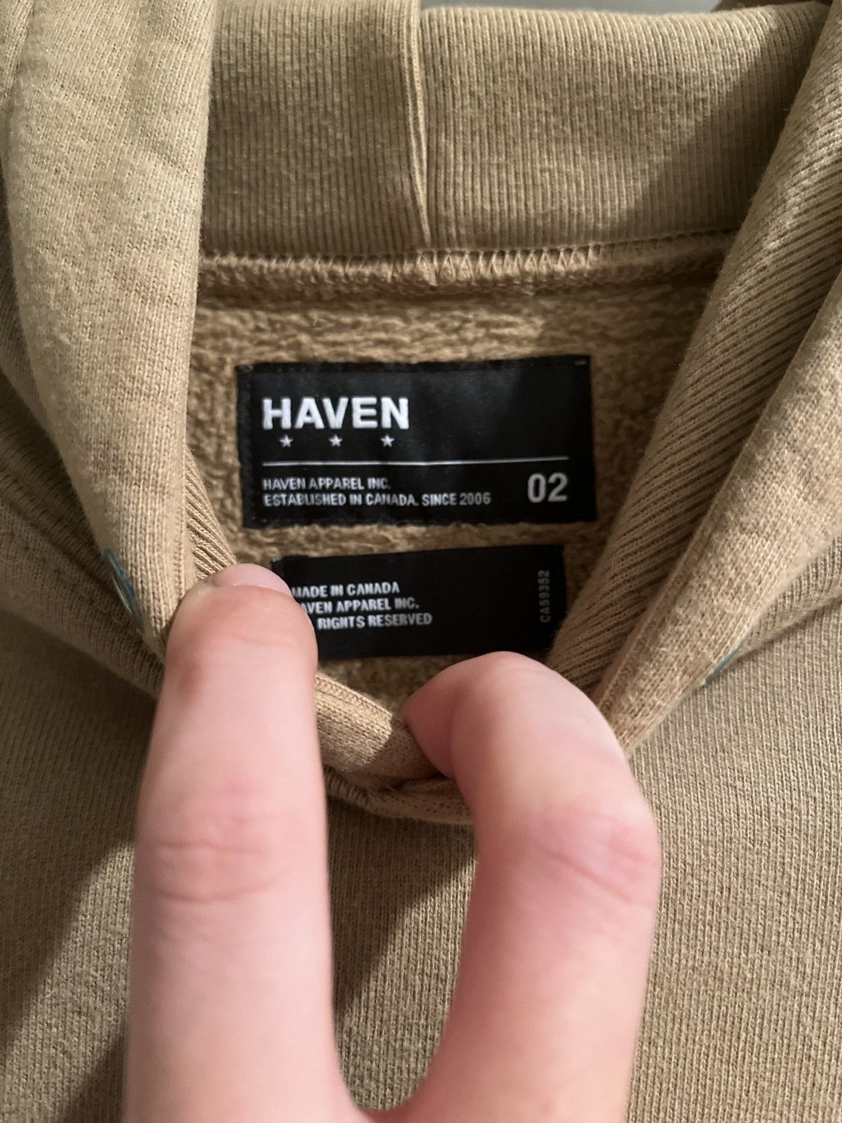 Haven Haven Heavyweight Beige Hoodie Size US M / EU 48-50 / 2 - 4 Thumbnail