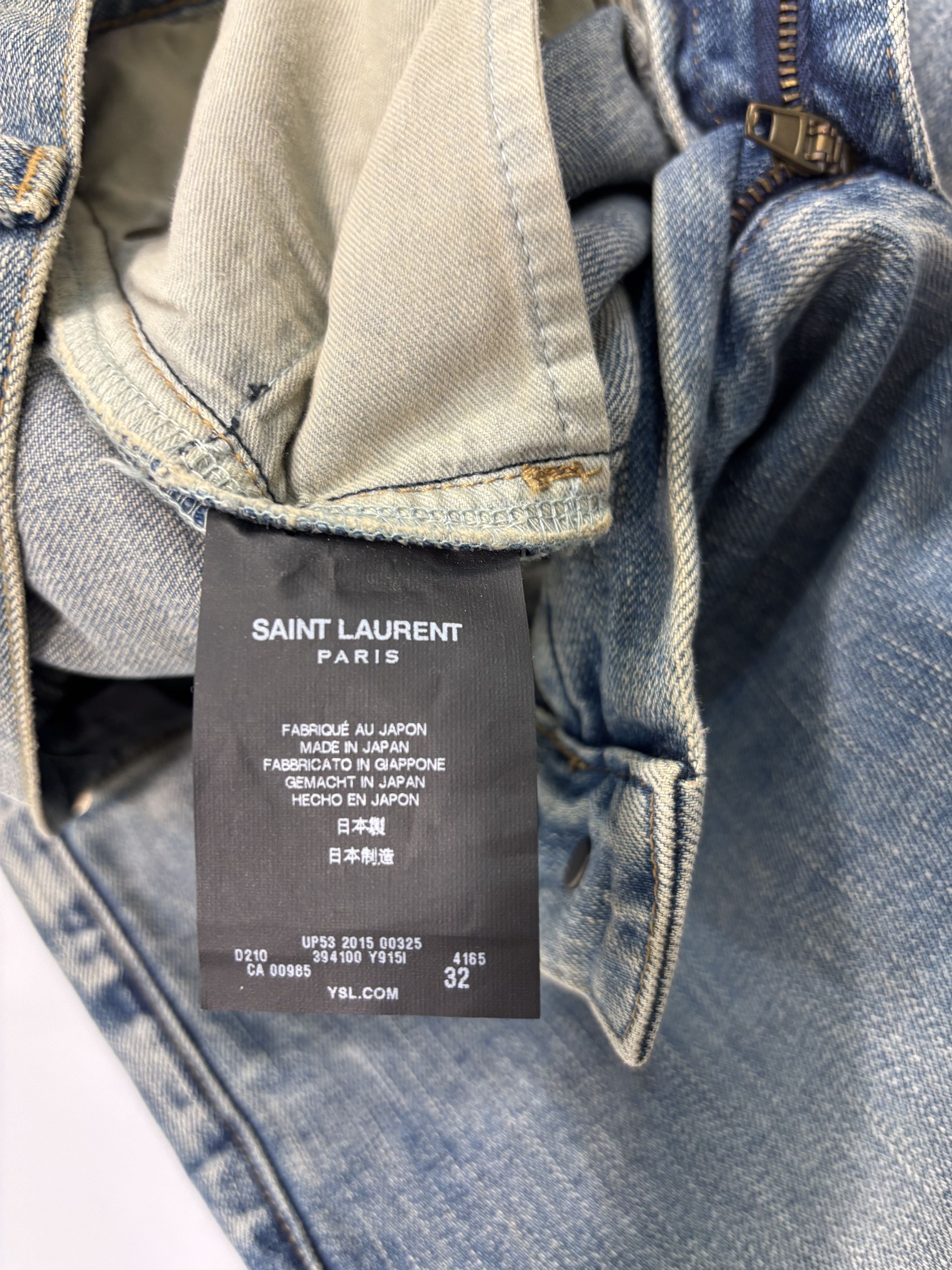 Saint Laurent Paris Saint Laurent Distressed Jeans Size US 32 / EU 48 - 3 Thumbnail