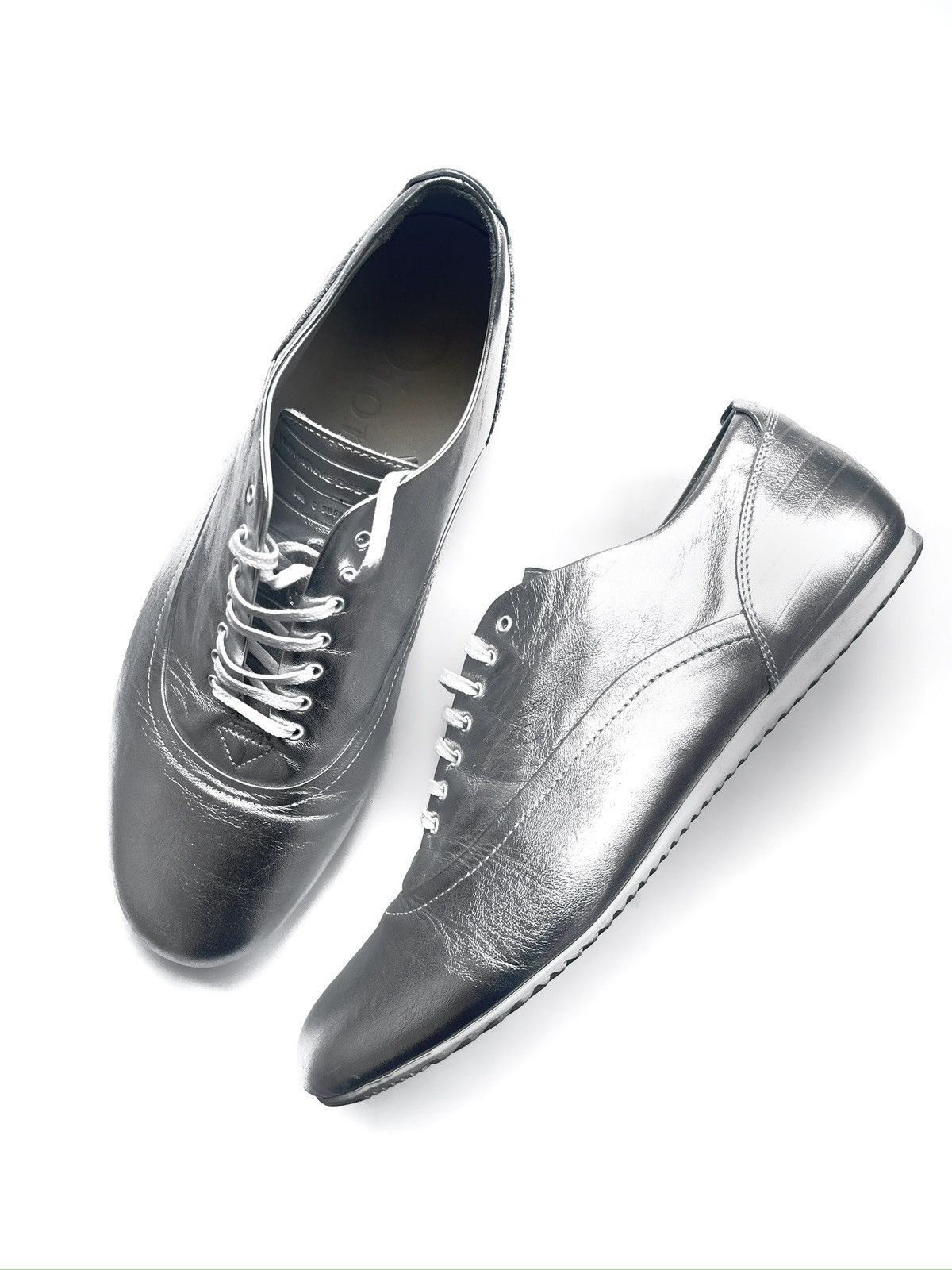 Dior Dior Homme AW07 Navigate silver ballet sneakers Hedi Slimane Size US 8 / EU 41 - 3 Thumbnail