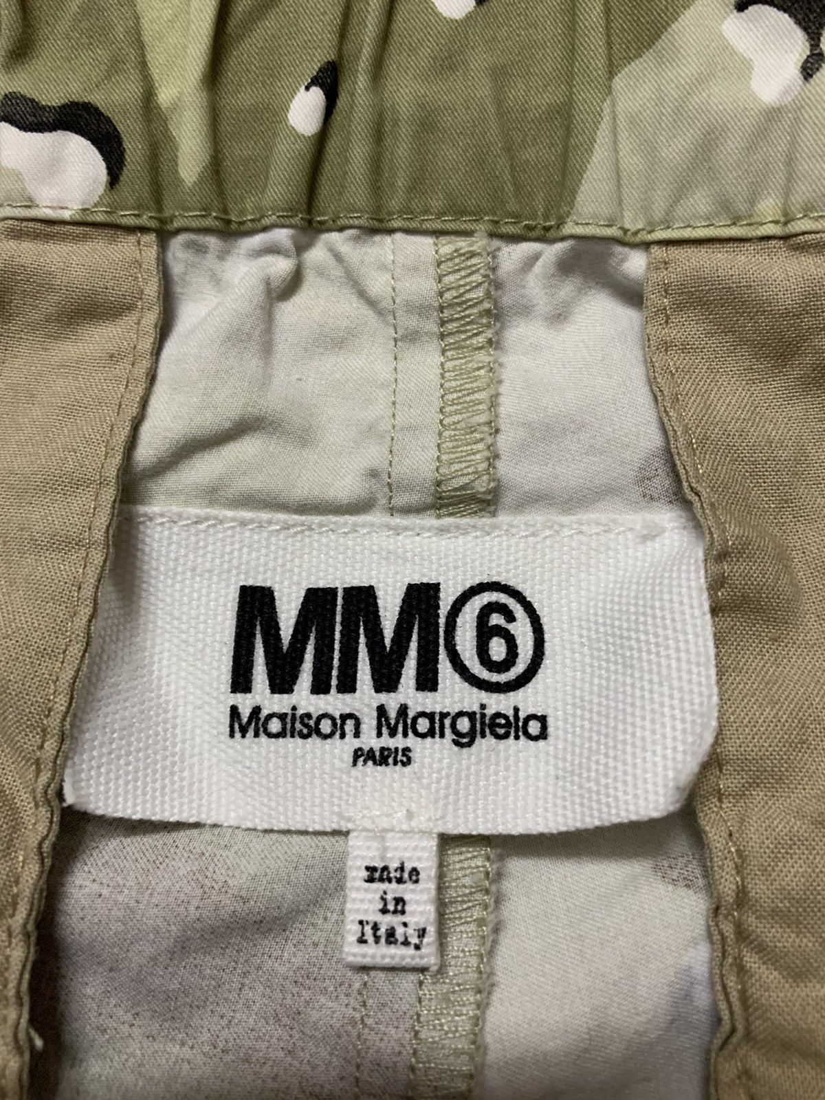 Maison Margiela MM6 Desert Camo Cropped Gaucho Pants Loose Size 29" - 8 Thumbnail