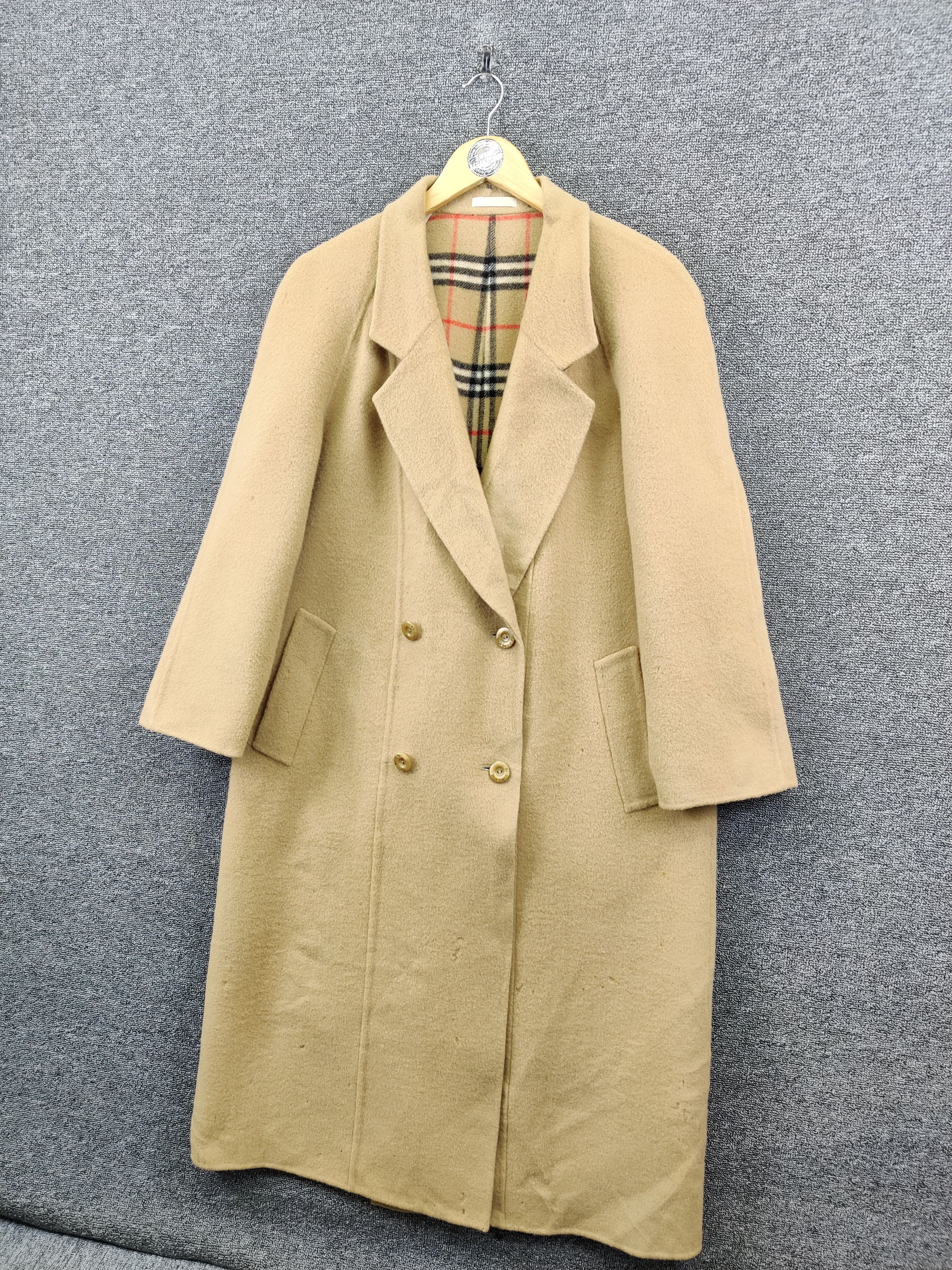 Burberry Vintage Burberry Nova Check Wool Trench Coat Size US L / EU 52-54 / 3 - 2 Thumbnail