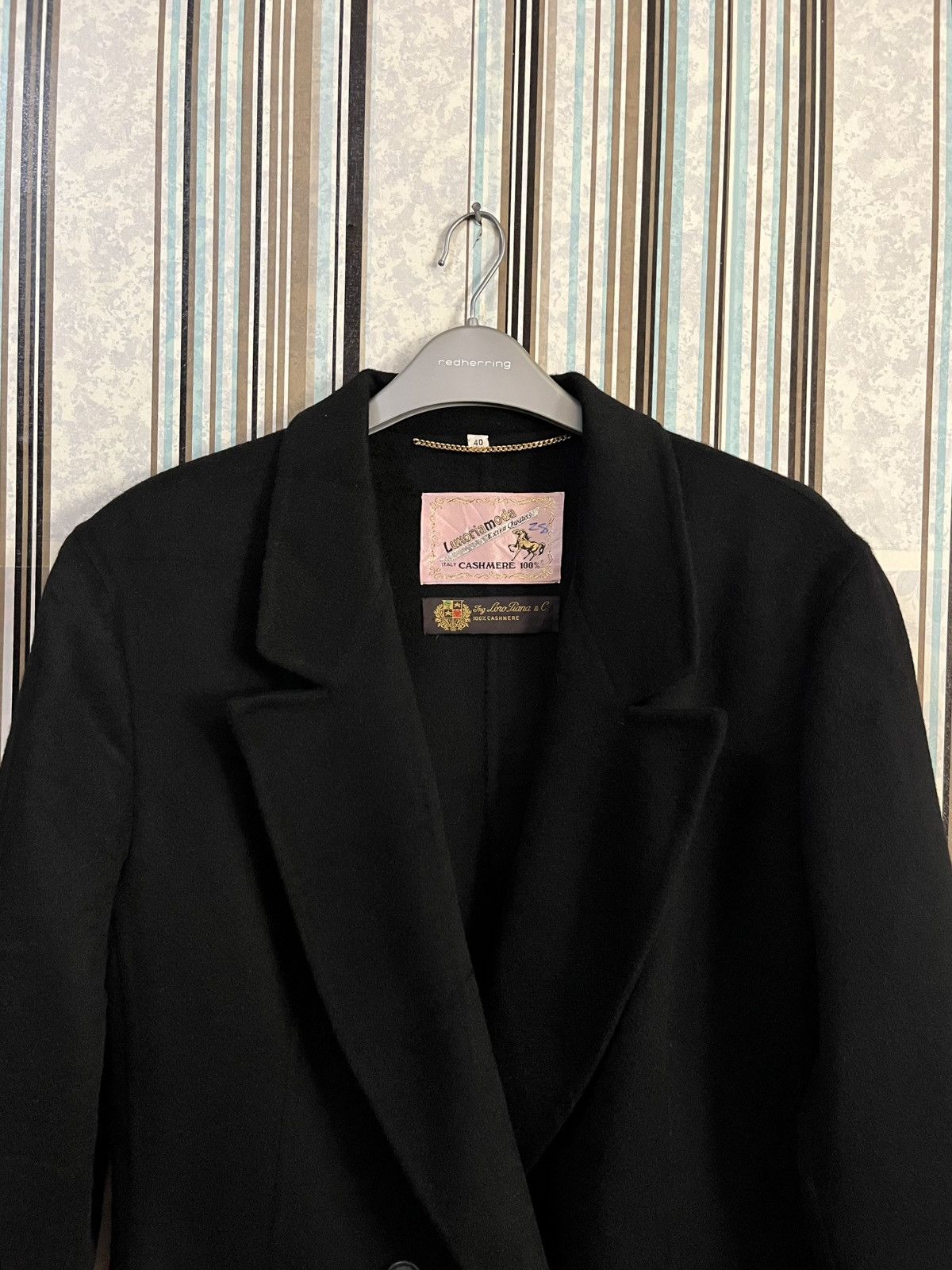 Loro Piana Double breasted notched lapel luxoria cashmere #H2 Size M / US 6-8 / IT 42-44 - 8 Thumbnail