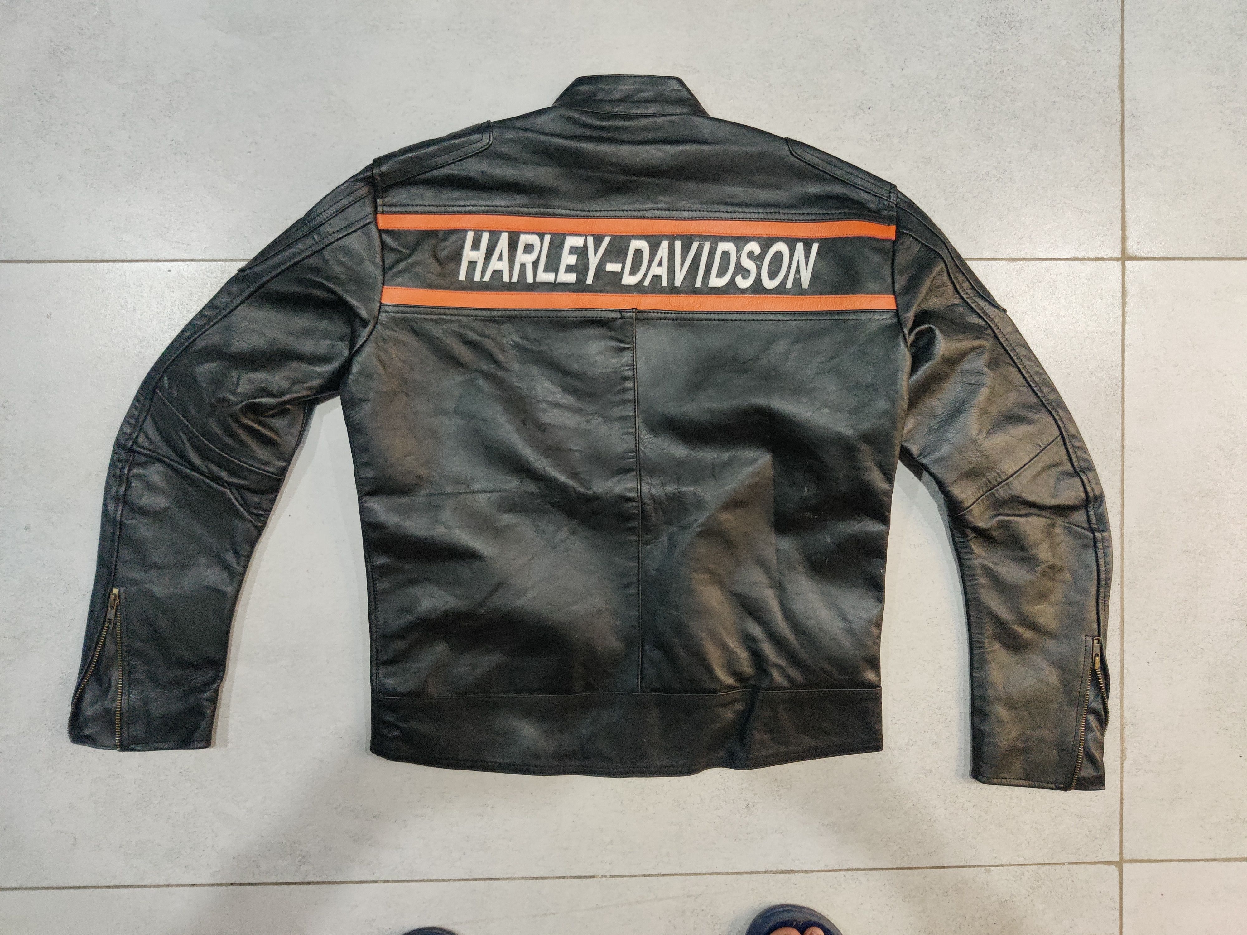 Harley Davidson Harley Davidson Vintage Leather Jacket Size US L / EU 52-54 / 3 - 2 Thumbnail
