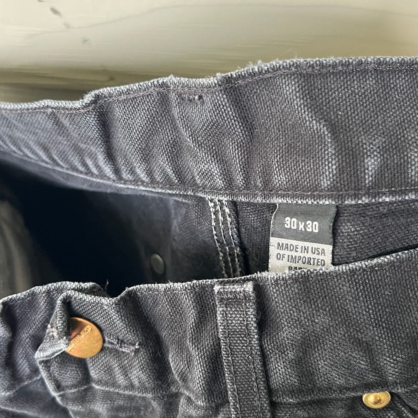 Carhartt × Vintage Carhartt black double knee work wear carpenter pants Size US 28 / EU 44 - 7 Thumbnail