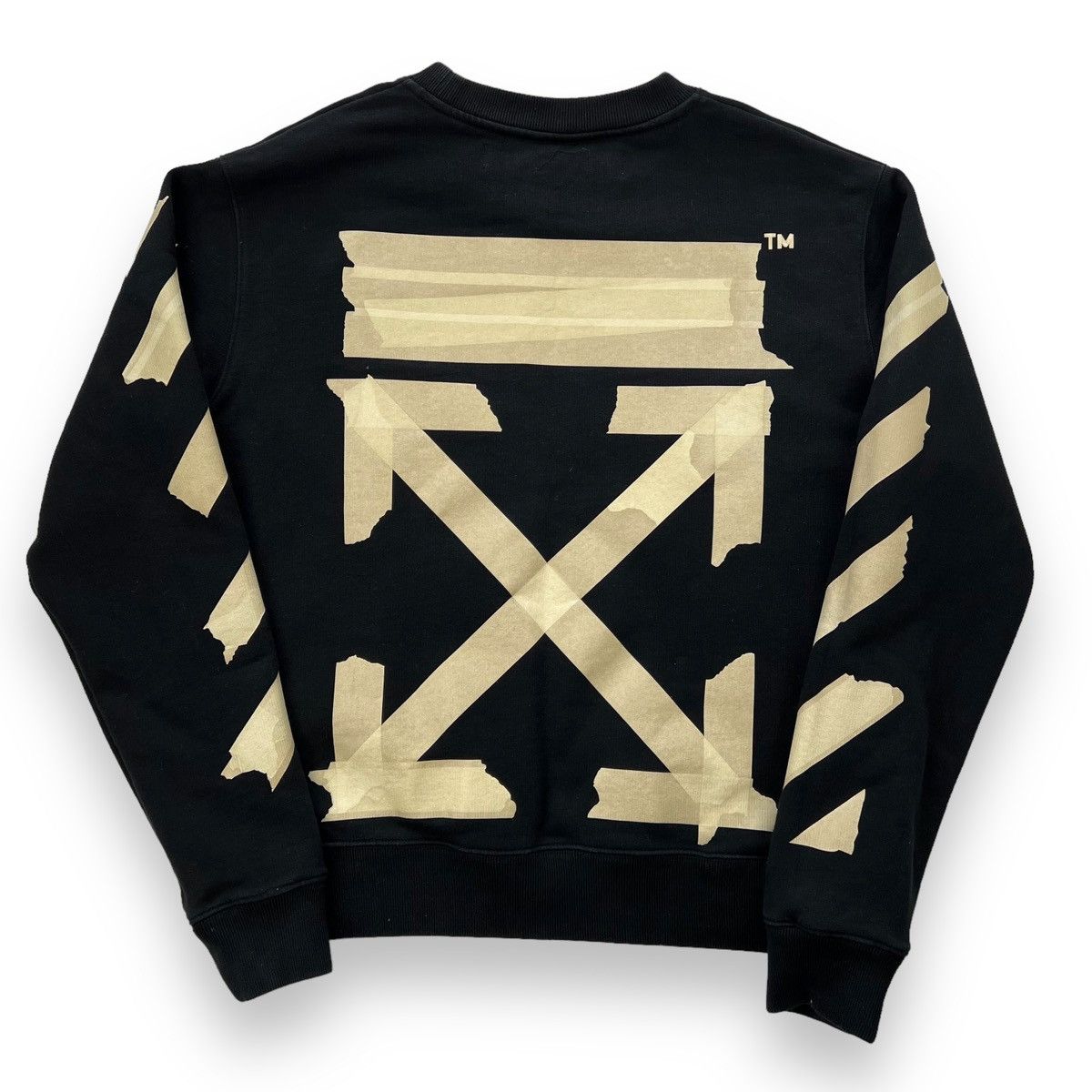 Off-White Off-White Tape Arrows Black Sweatshirt Size US M / EU 48-50 / 2 - 4 Thumbnail