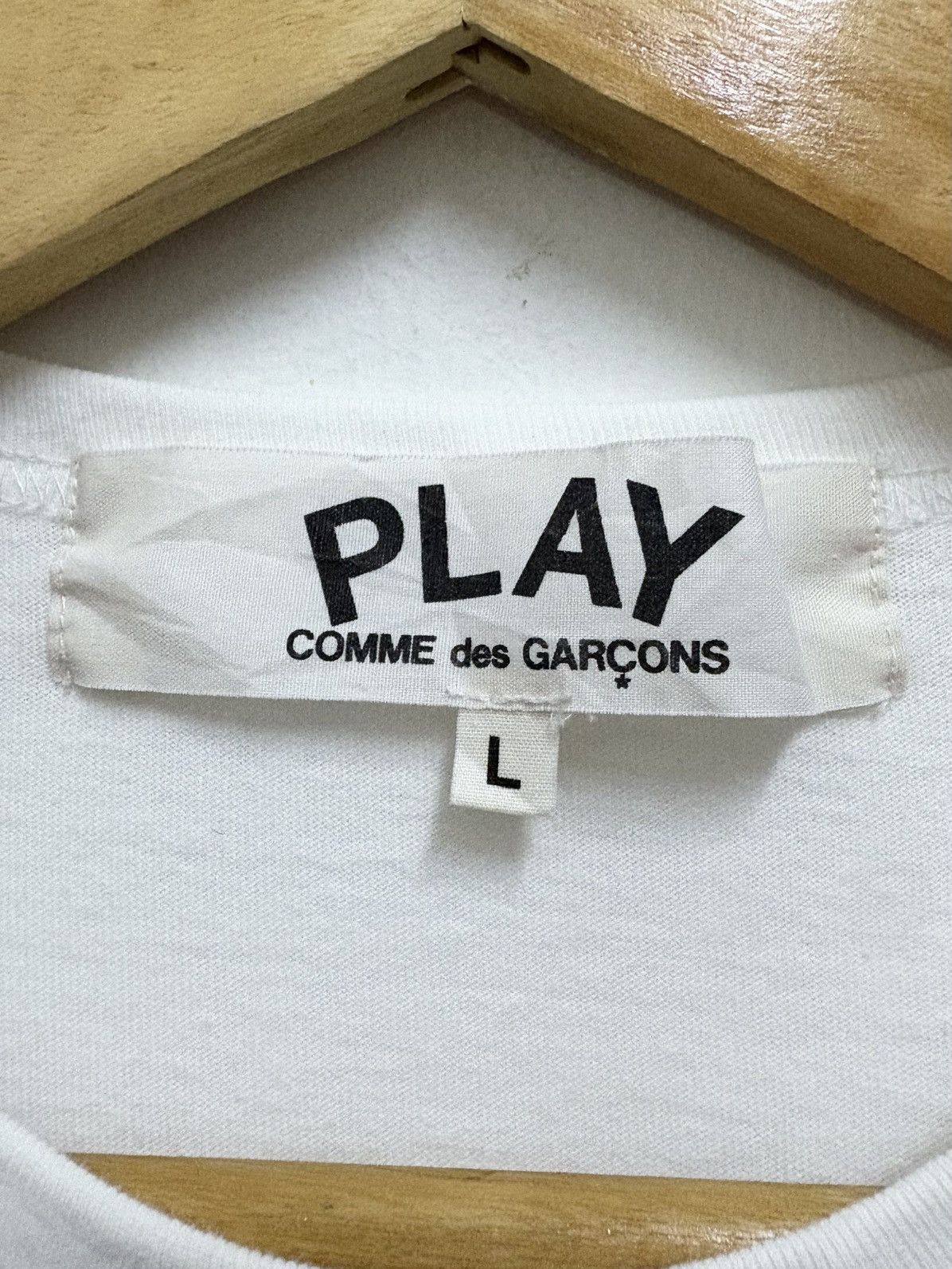 Comme des Garcons PLAY AD2017 Comme des Garcons PLAY Soft Blue Heart Logo T-Shirt Size US M / EU 48-50 / 2 - 8 Thumbnail